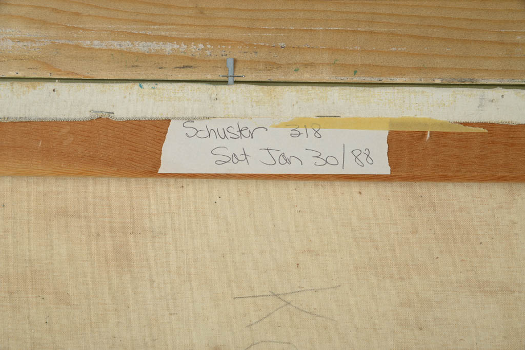 Shuster Cityscape Signed Original Oil Painting