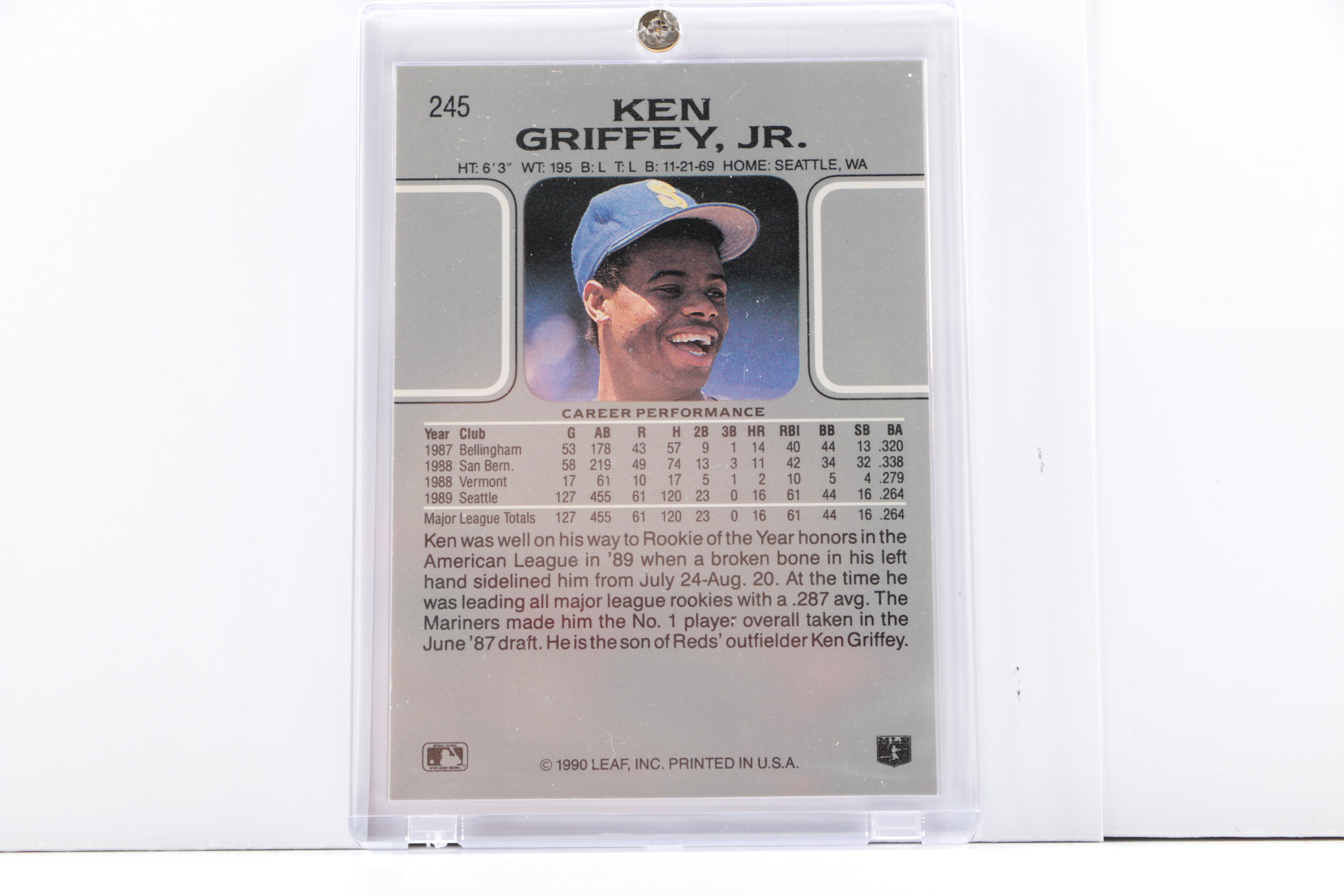 Collection of Ken Griffey Jr. Baseball cards