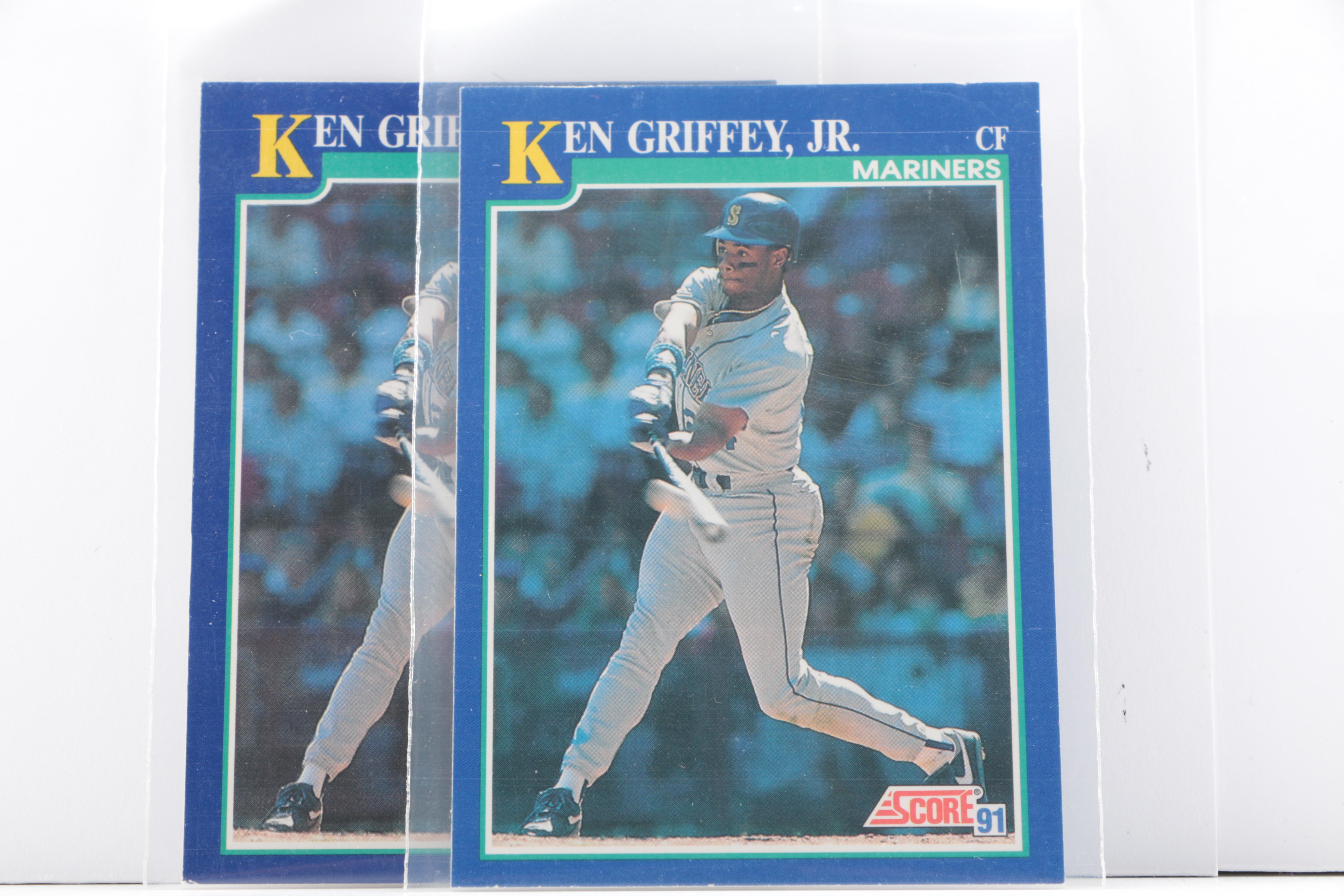 Collection of Ken Griffey Jr. Baseball cards