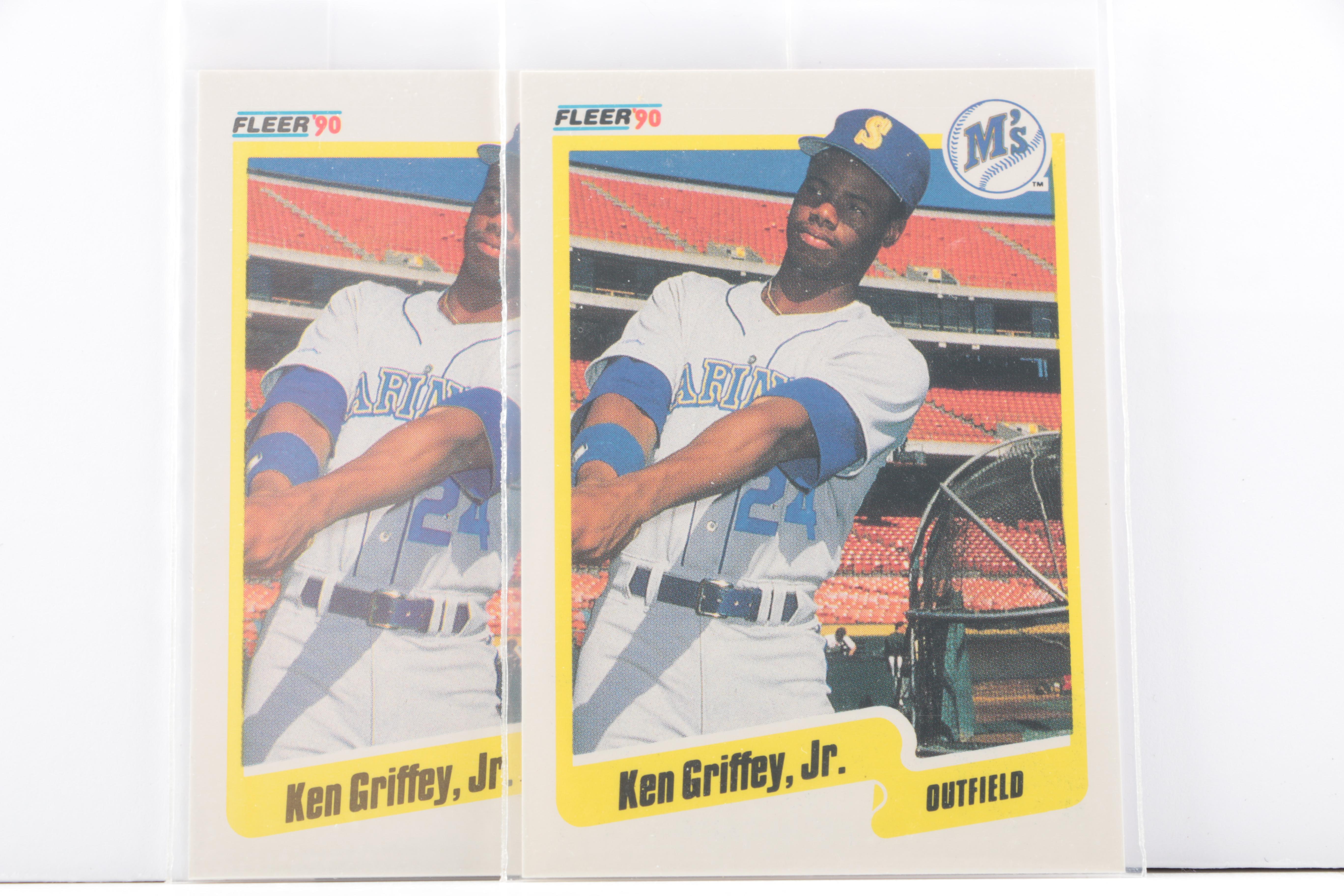 Collection of Ken Griffey Jr. Baseball cards