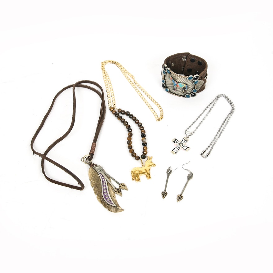 Collection of Western Jewelry and Accessories