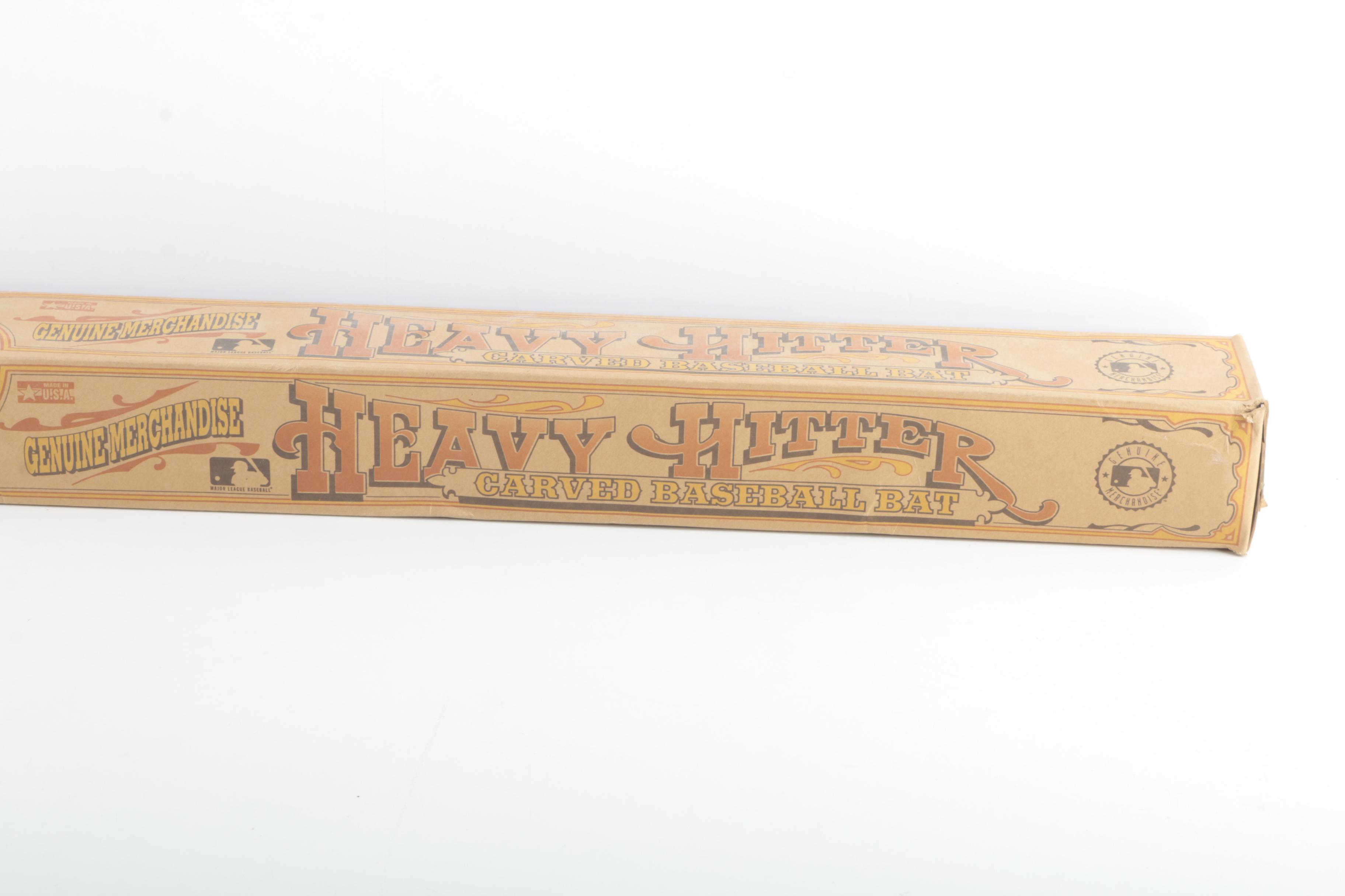 1995 Cleveland Indians Heavy Hitter Baseball Bat