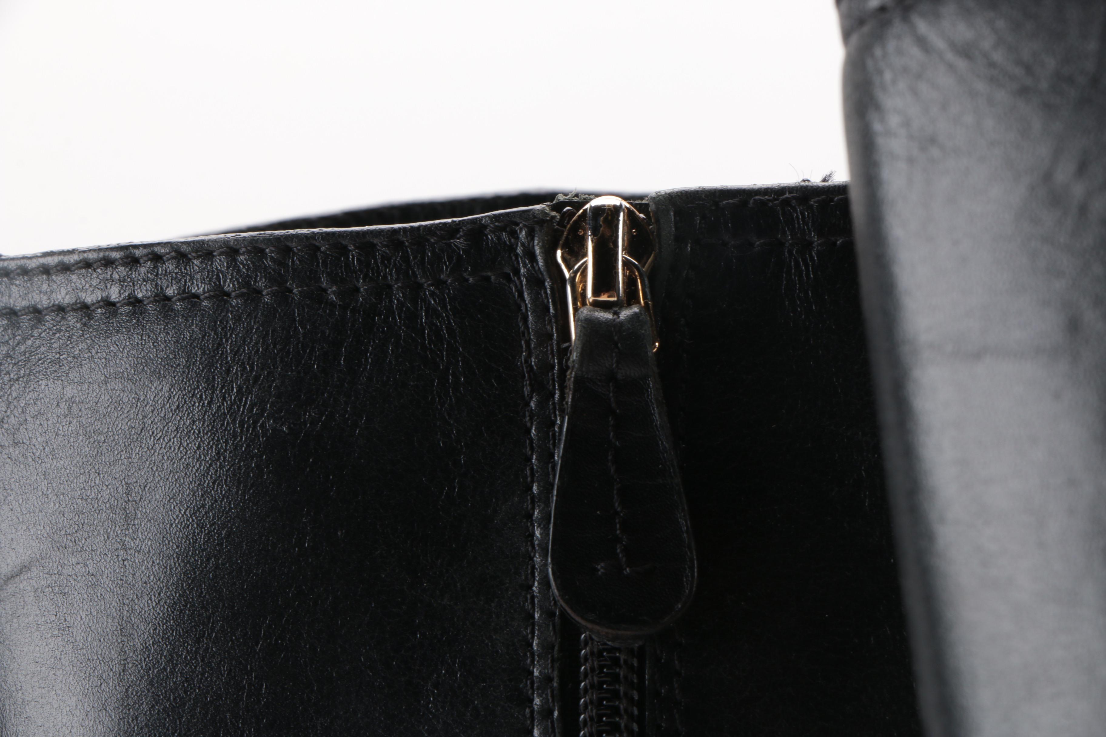 Tory Burch Black Leather Boots