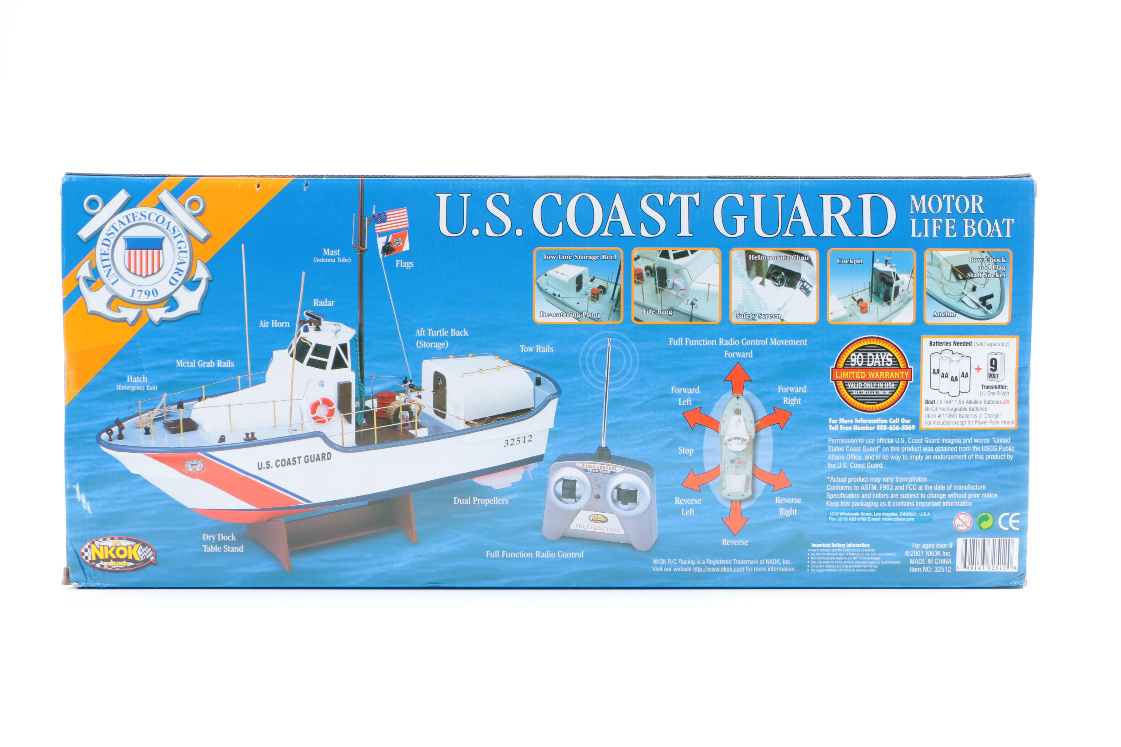 Remote Control U.S. Coast Guard Motor Lifeboat
