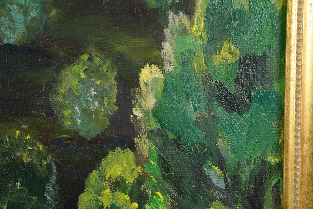 Pair of Unsigned Original Oil Paintings of Russian Palaces