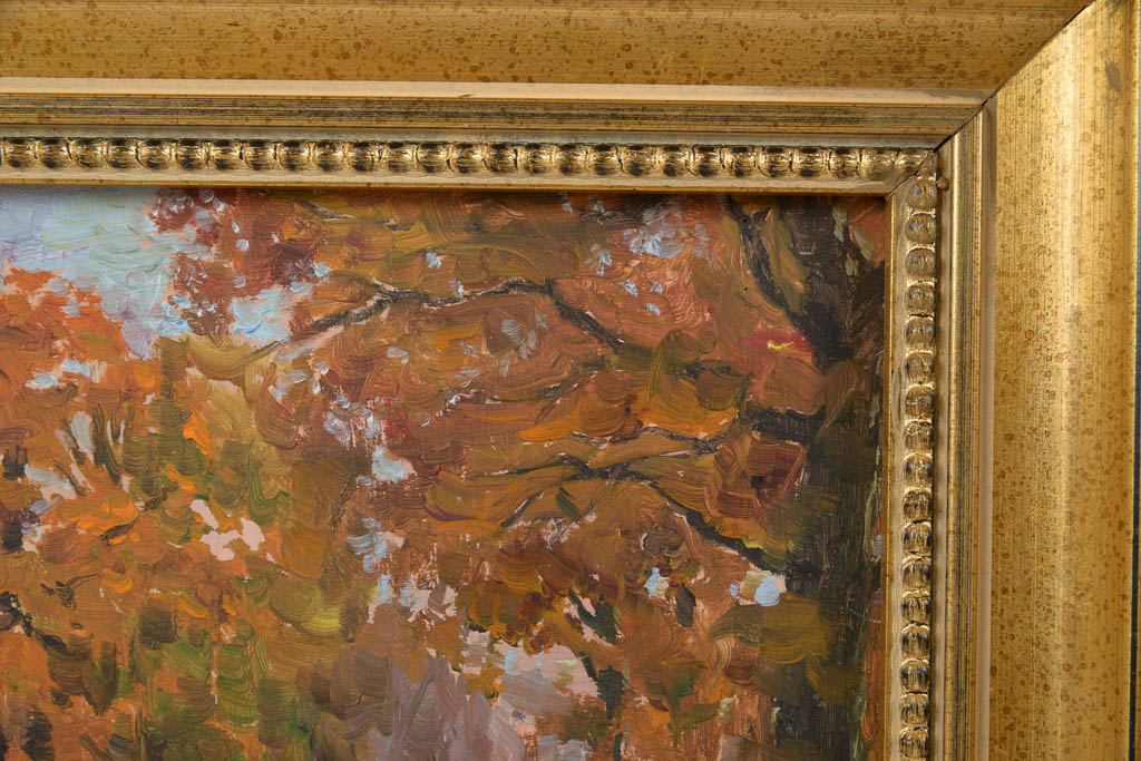 Pair of Small Unsigned Original Oil Landscape Paintings