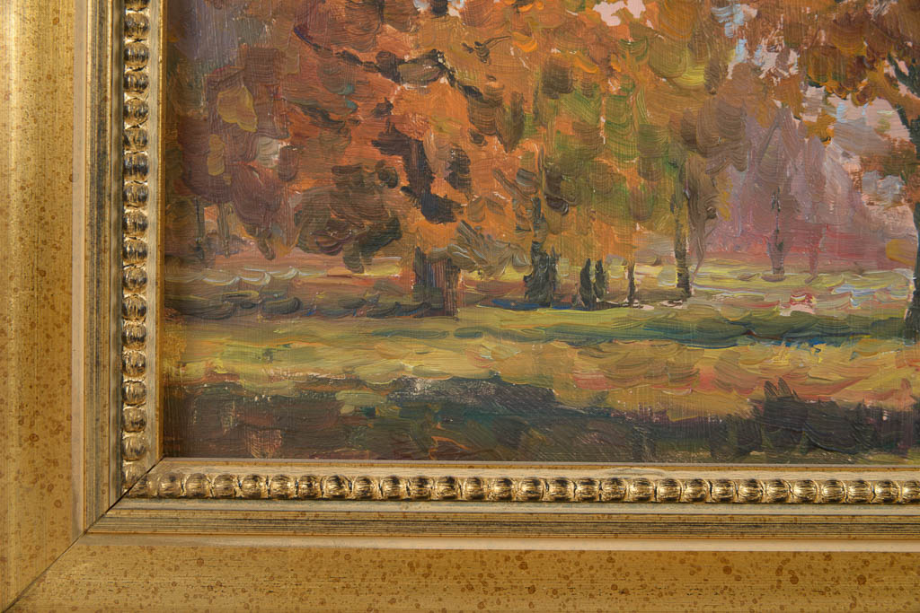 Pair of Small Unsigned Original Oil Landscape Paintings