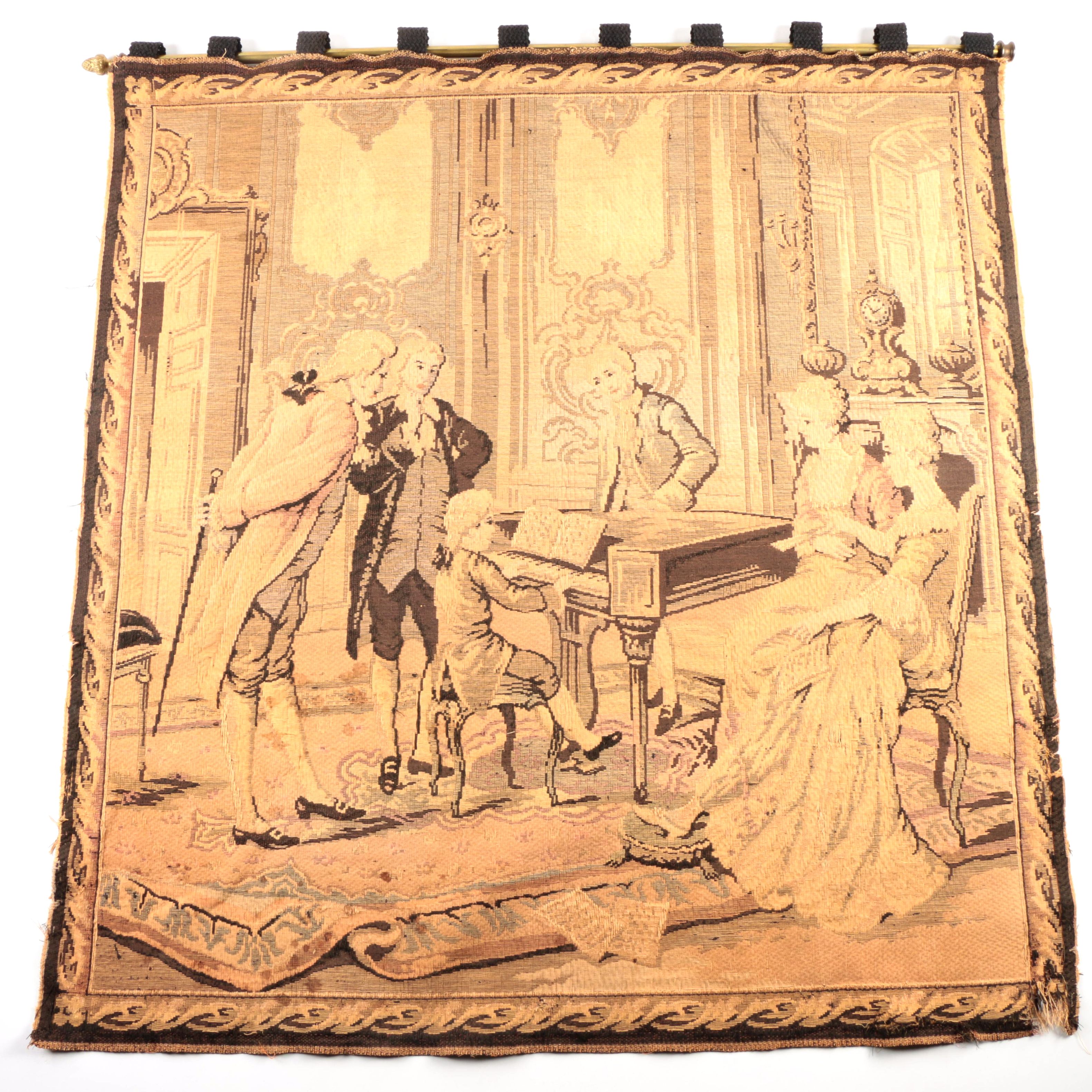 Handwoven Tapestry of Music Salon