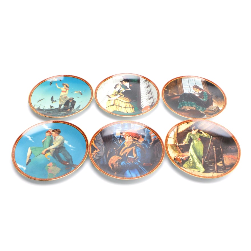 Norman Rockwell "Treasured Memory"  Plates