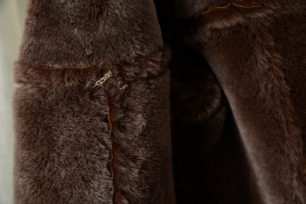 Aston New York Genuine Shearling Coat, Women's Size 6