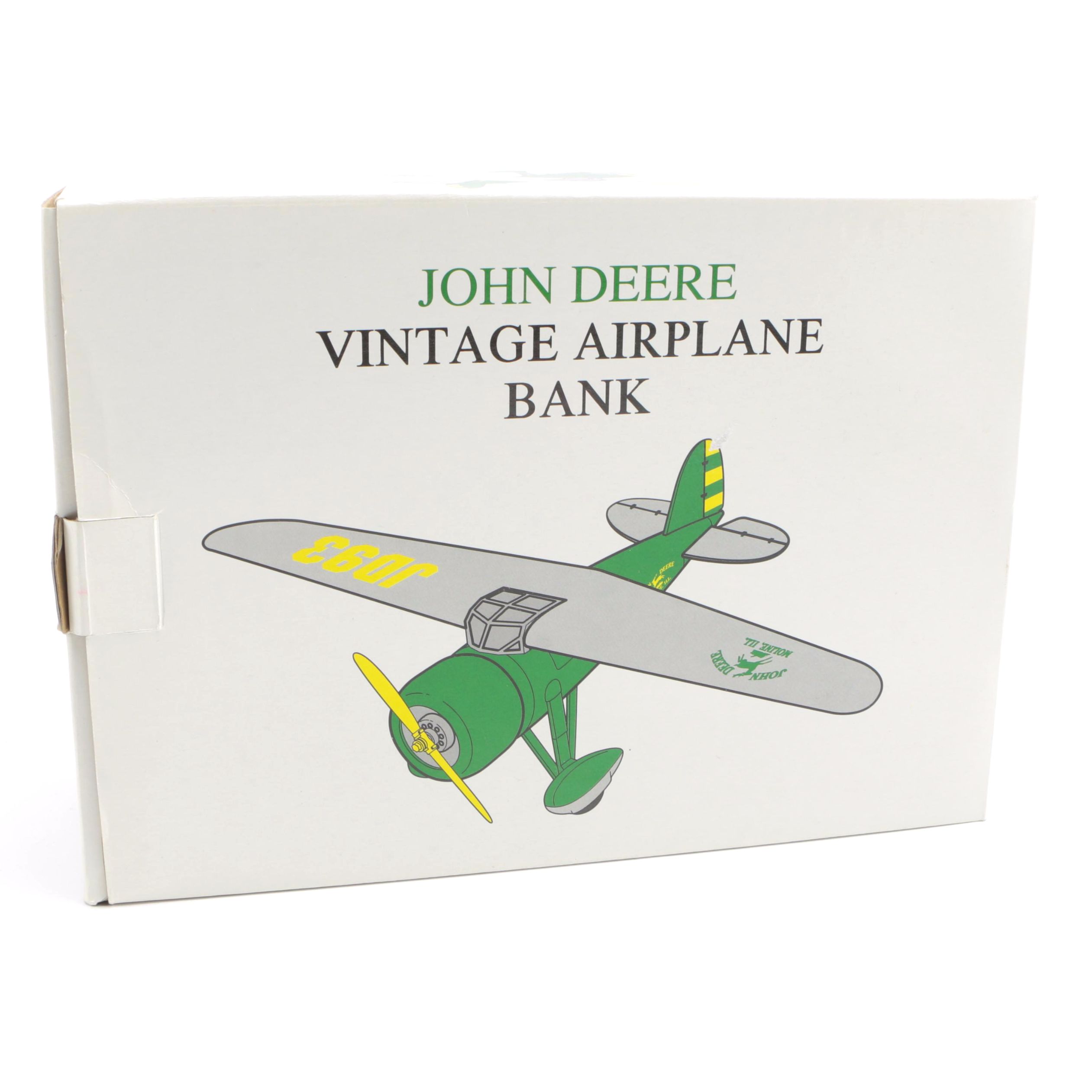 John Deere Vintage Airplane Bank