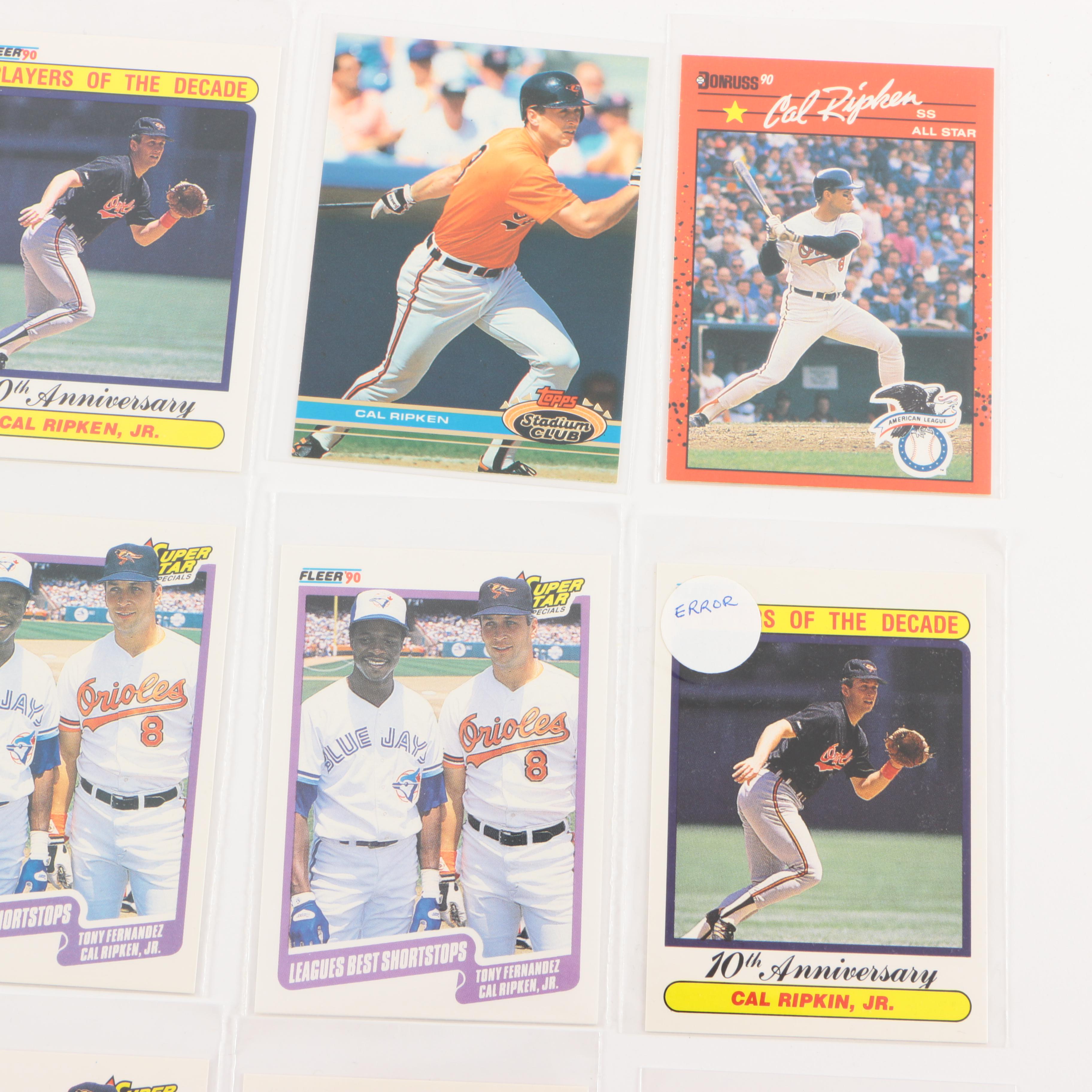 Cal Ripken Jr. Baseball Card Collection