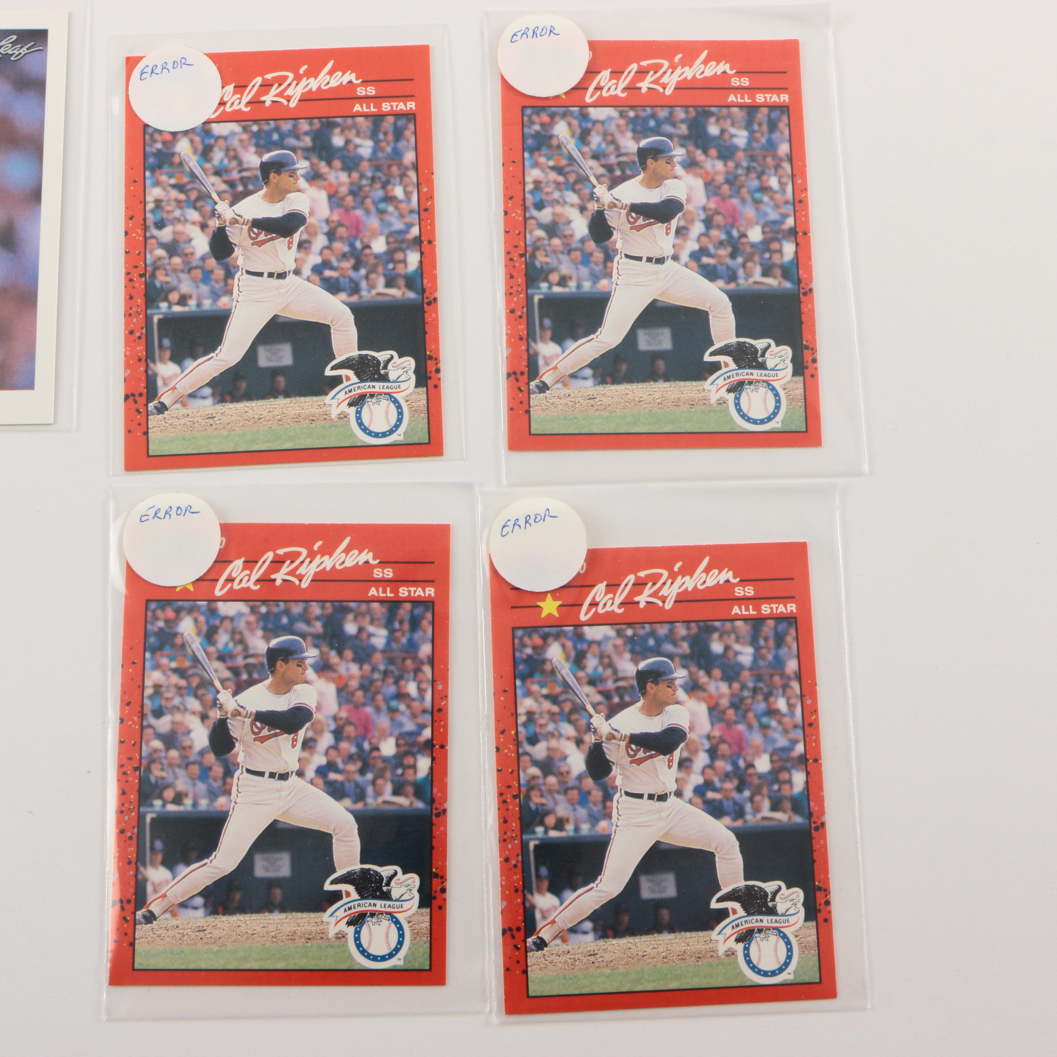Cal Ripken Jr. Baseball Card Collection