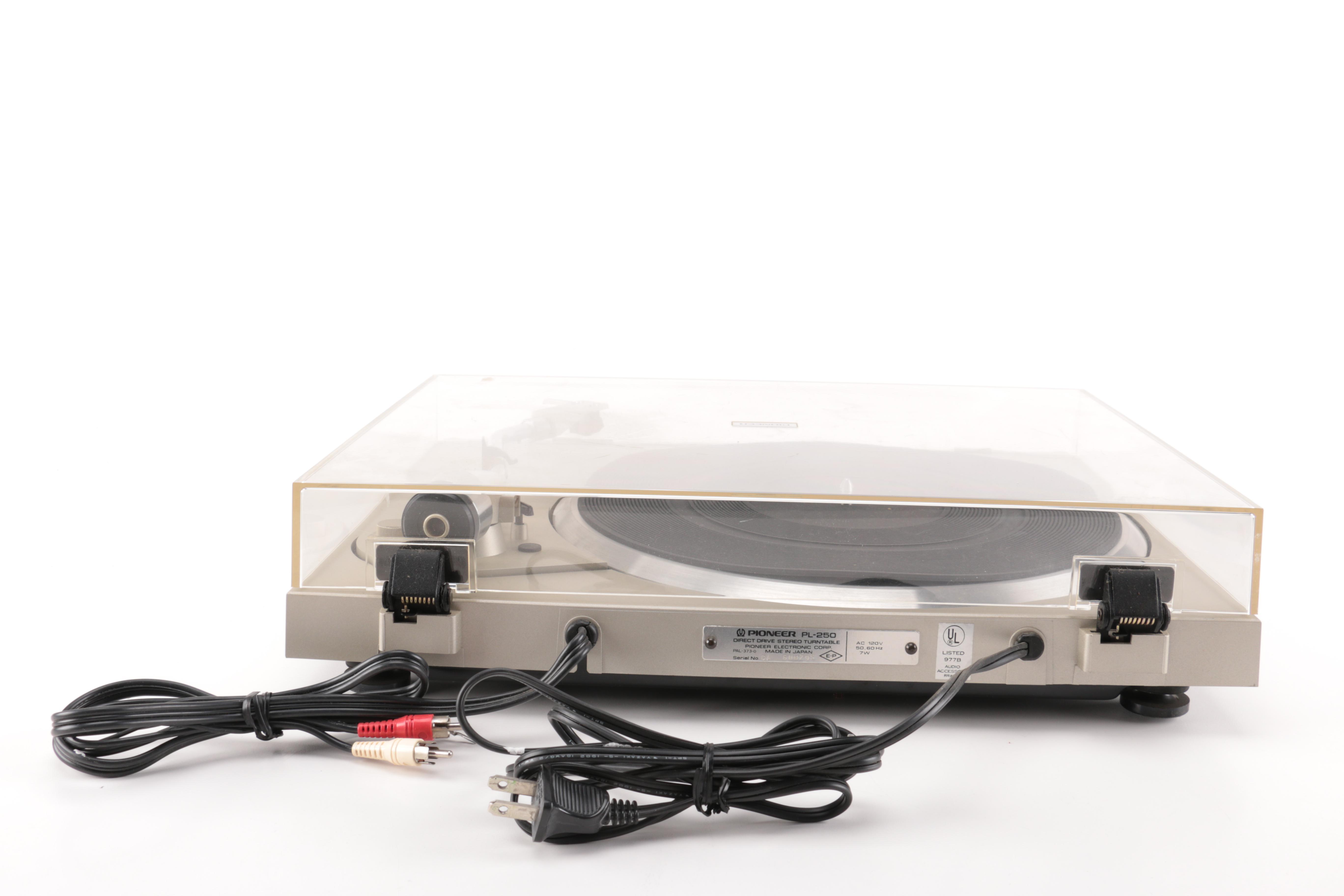 Pioneer Direct Drive PL-250 Turn Table