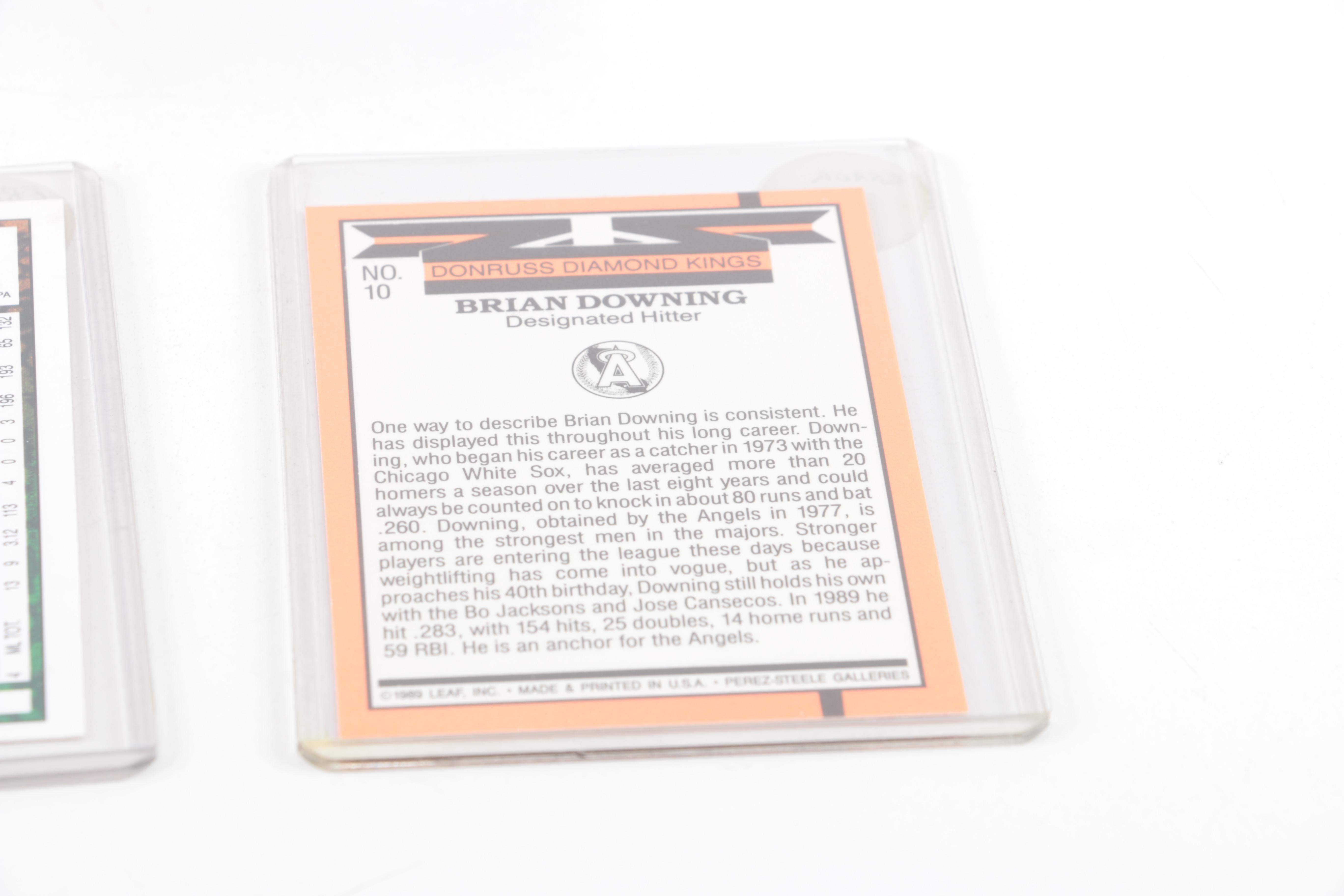 Twenty-One Baseball Error Cards