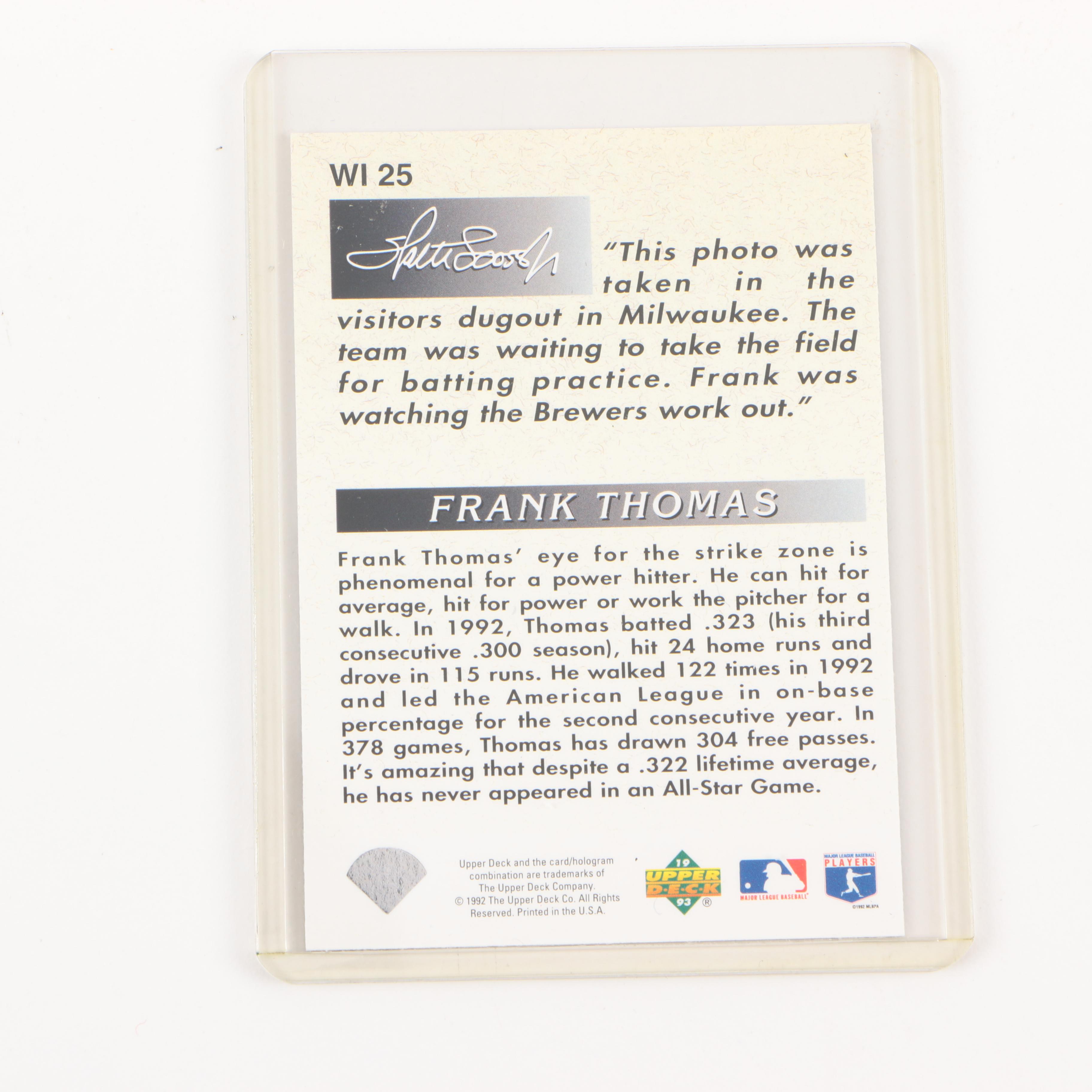 Frank Thomas Baseball Cards