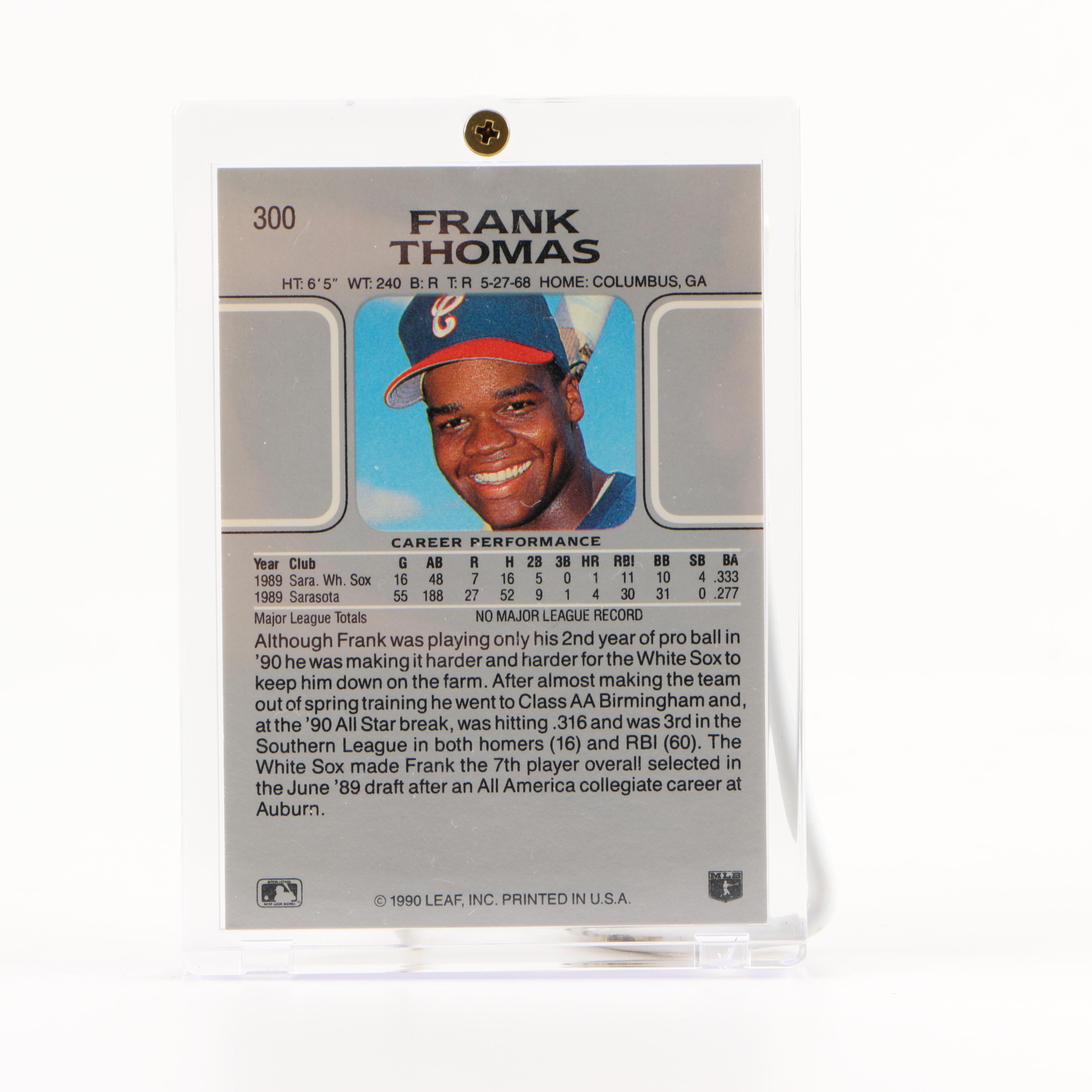 Frank Thomas Baseball Cards