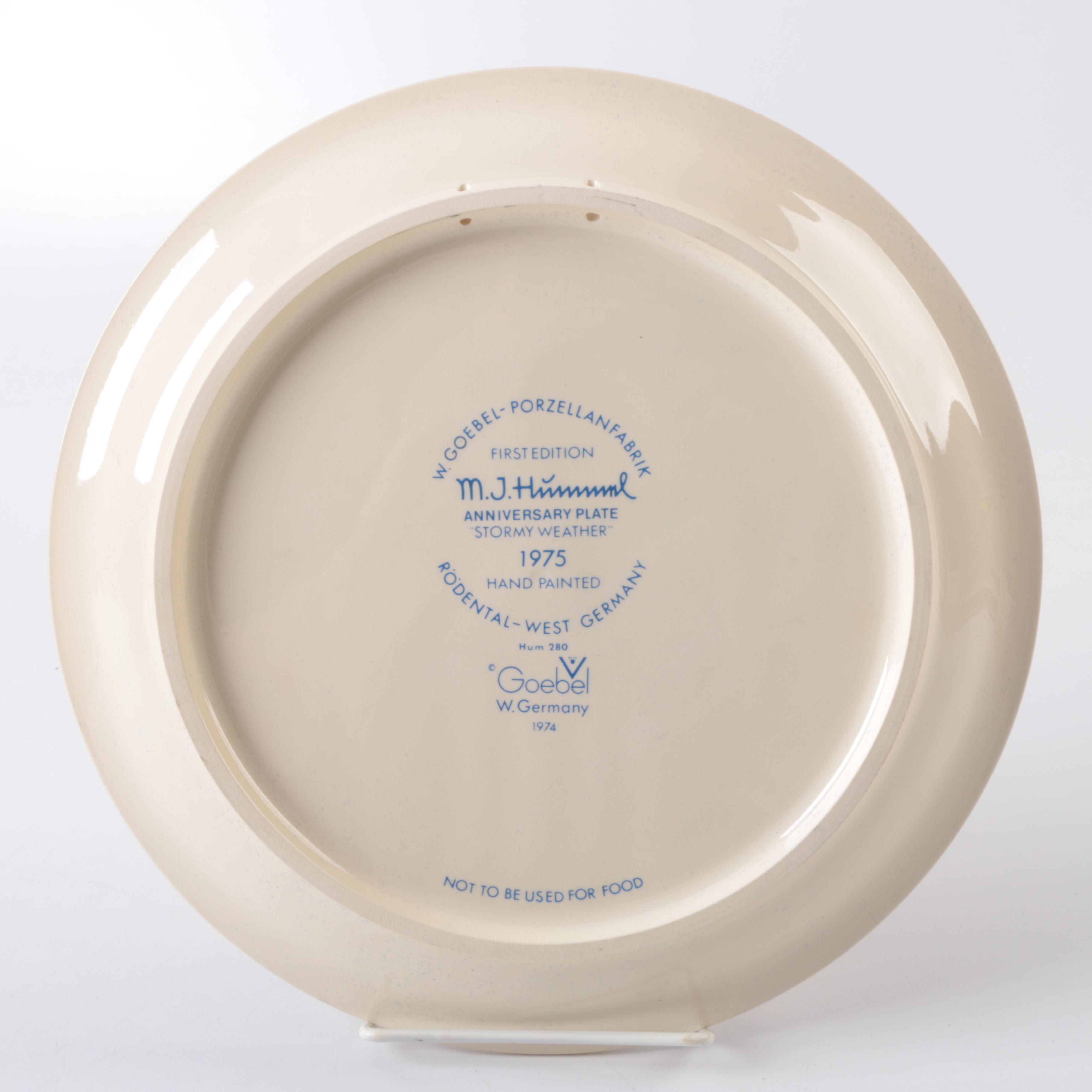 Hummel Limited Edition Collector's Plates