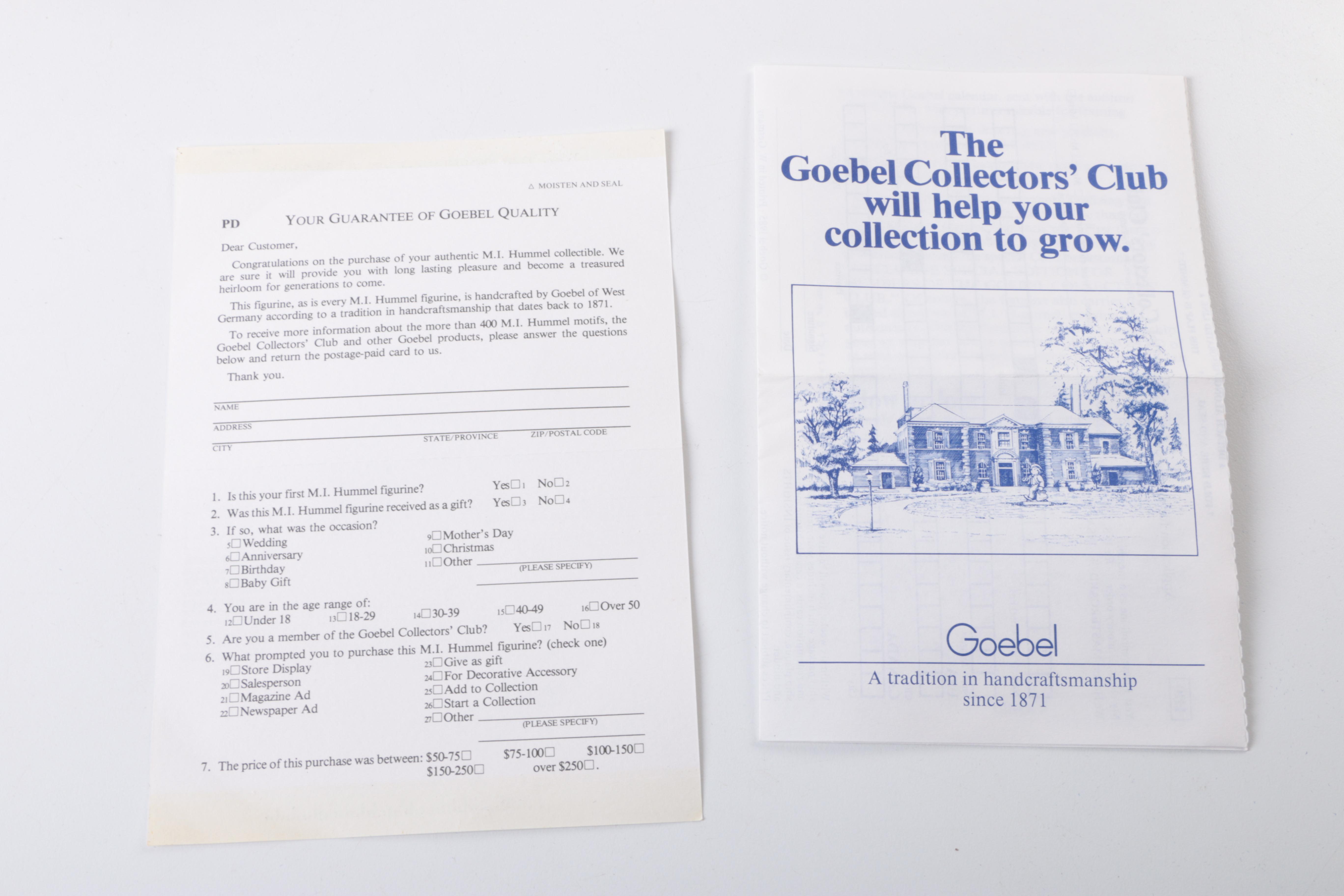 Hummel Limited Edition Collector's Plates