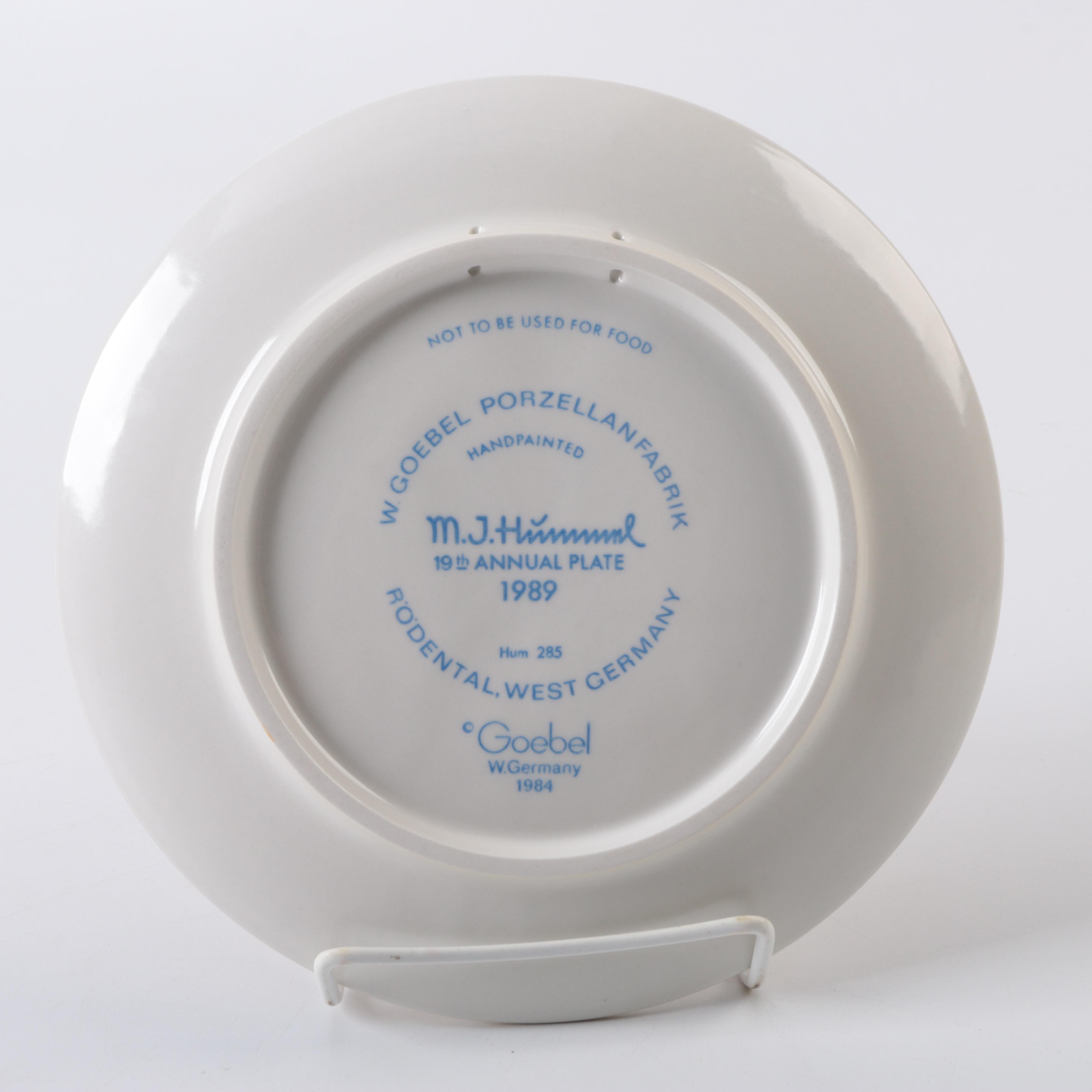 Hummel Limited Edition Collector's Plates