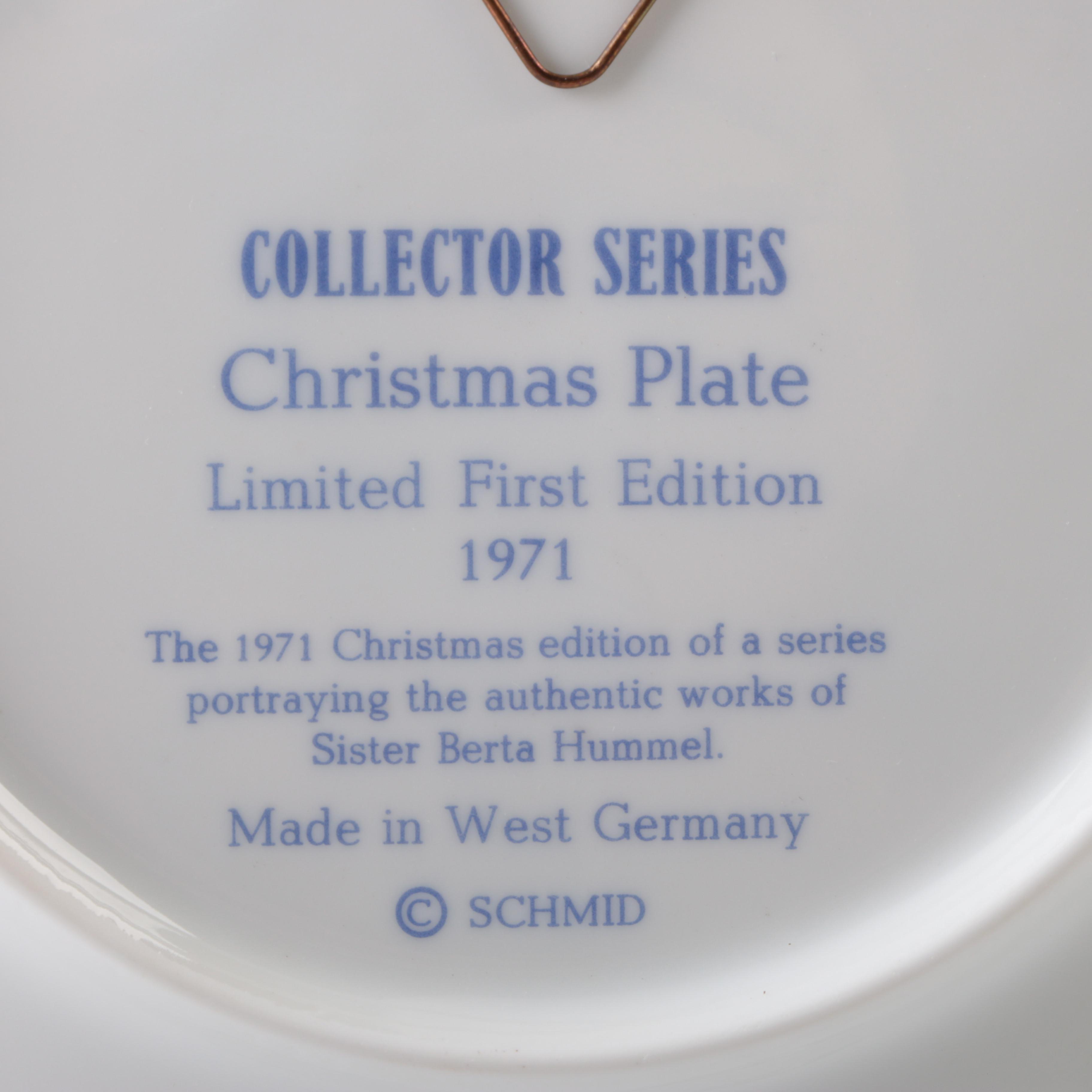 Hummel Limited Edition Collector's Plates