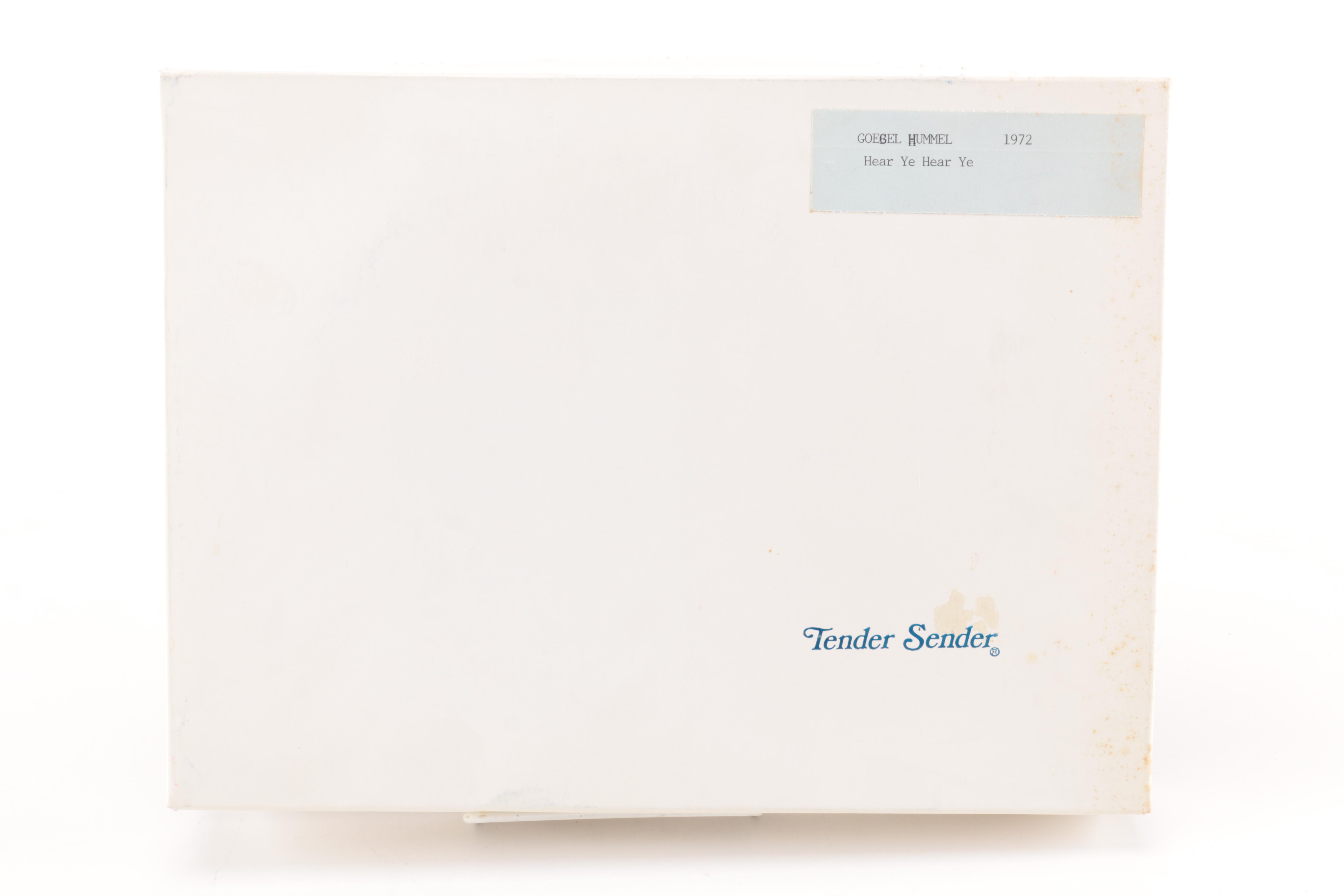 1972 Hummel Annual Plate