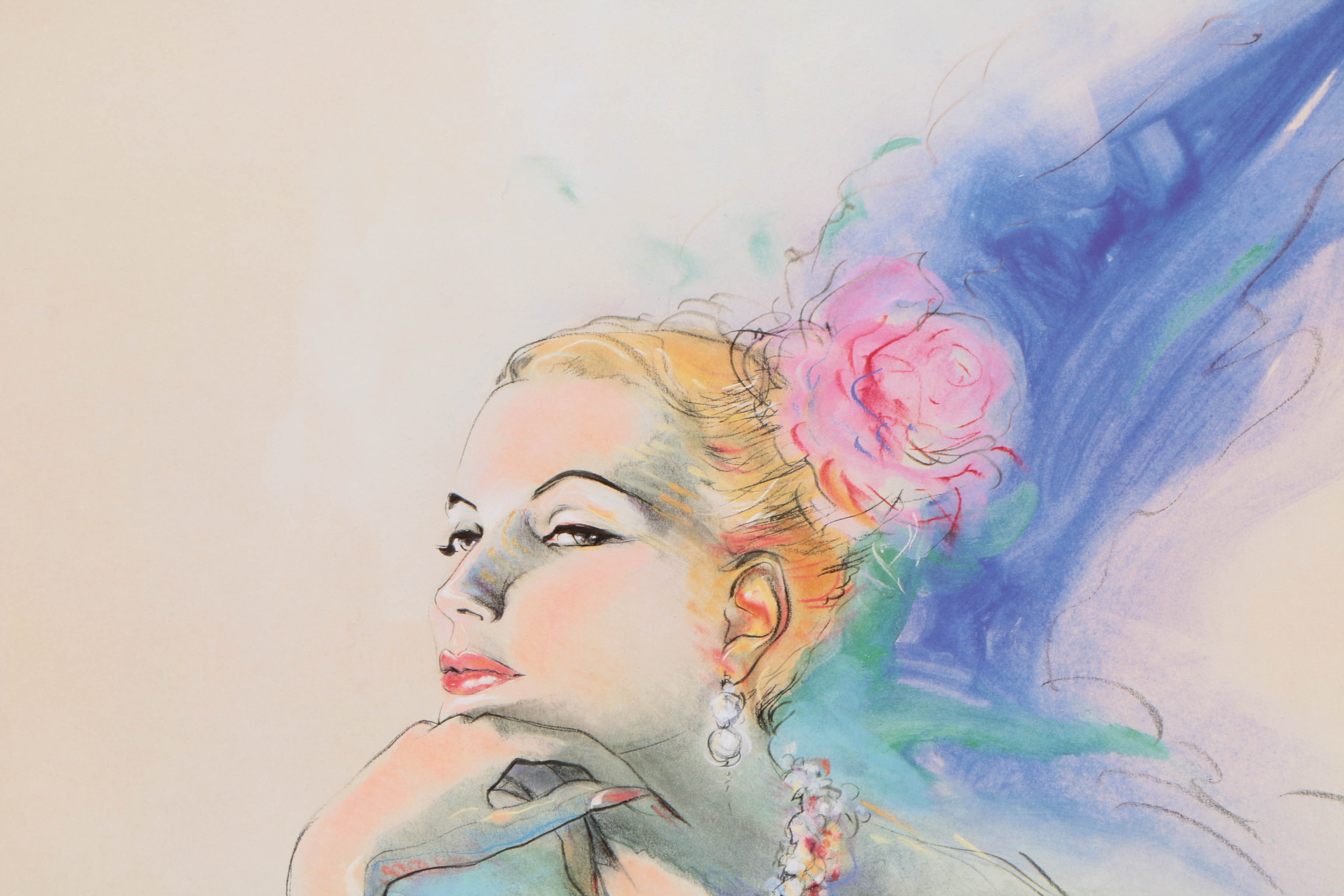 After Peter Motz Offset Lithograph on Paper "Untitled I"