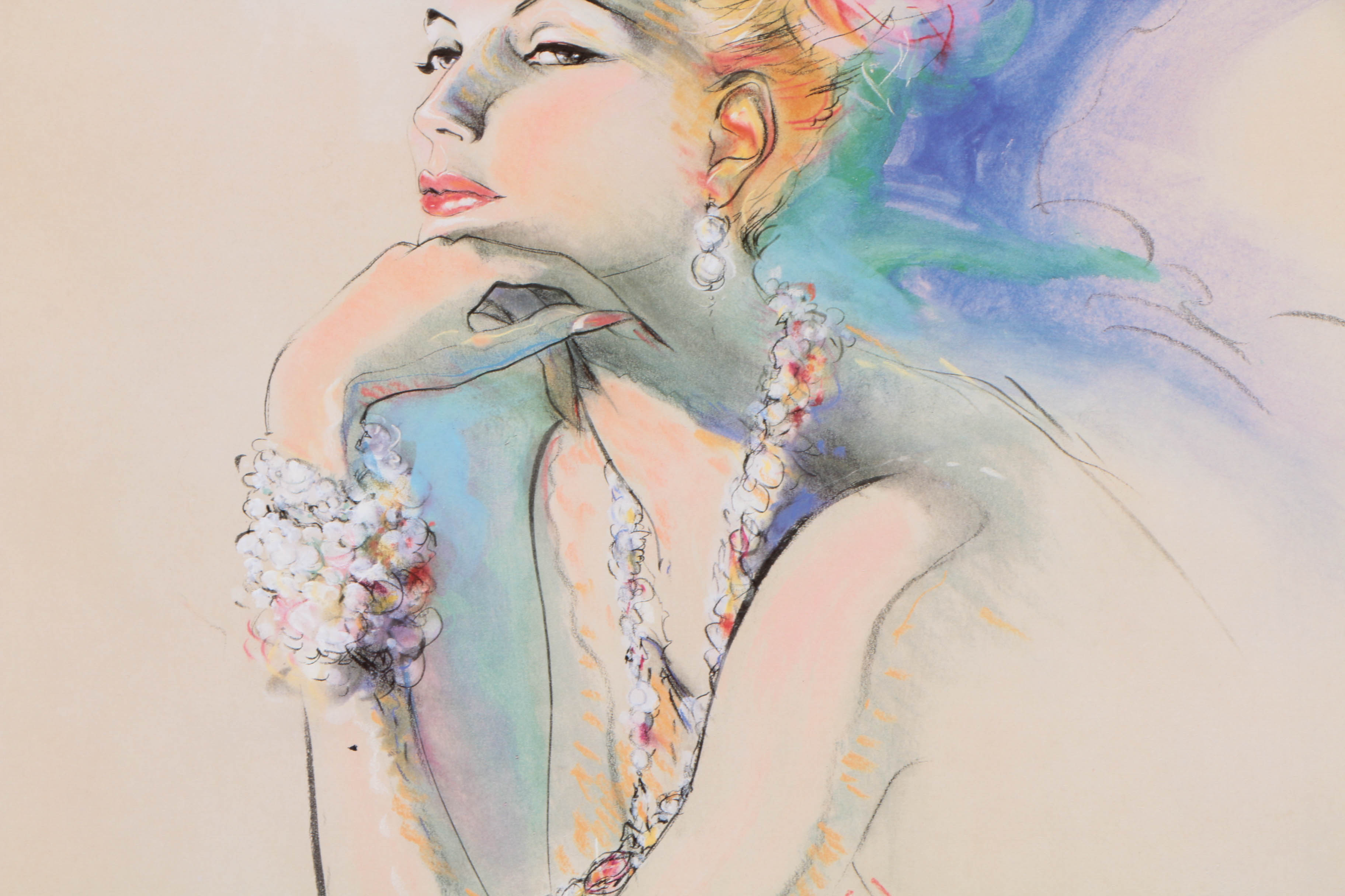 After Peter Motz Offset Lithograph on Paper "Untitled I"