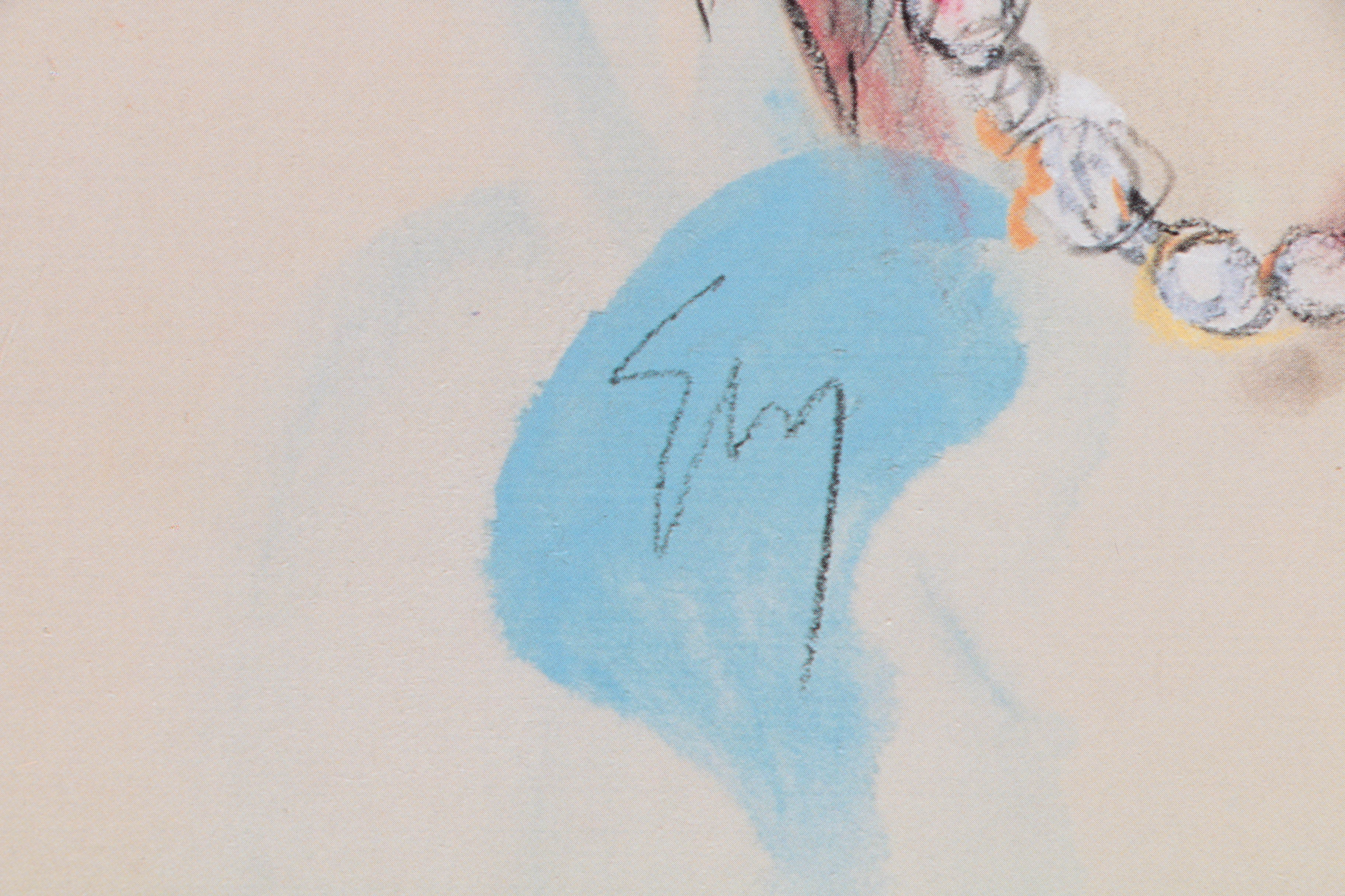 After Peter Motz Offset Lithograph on Paper "Untitled I"