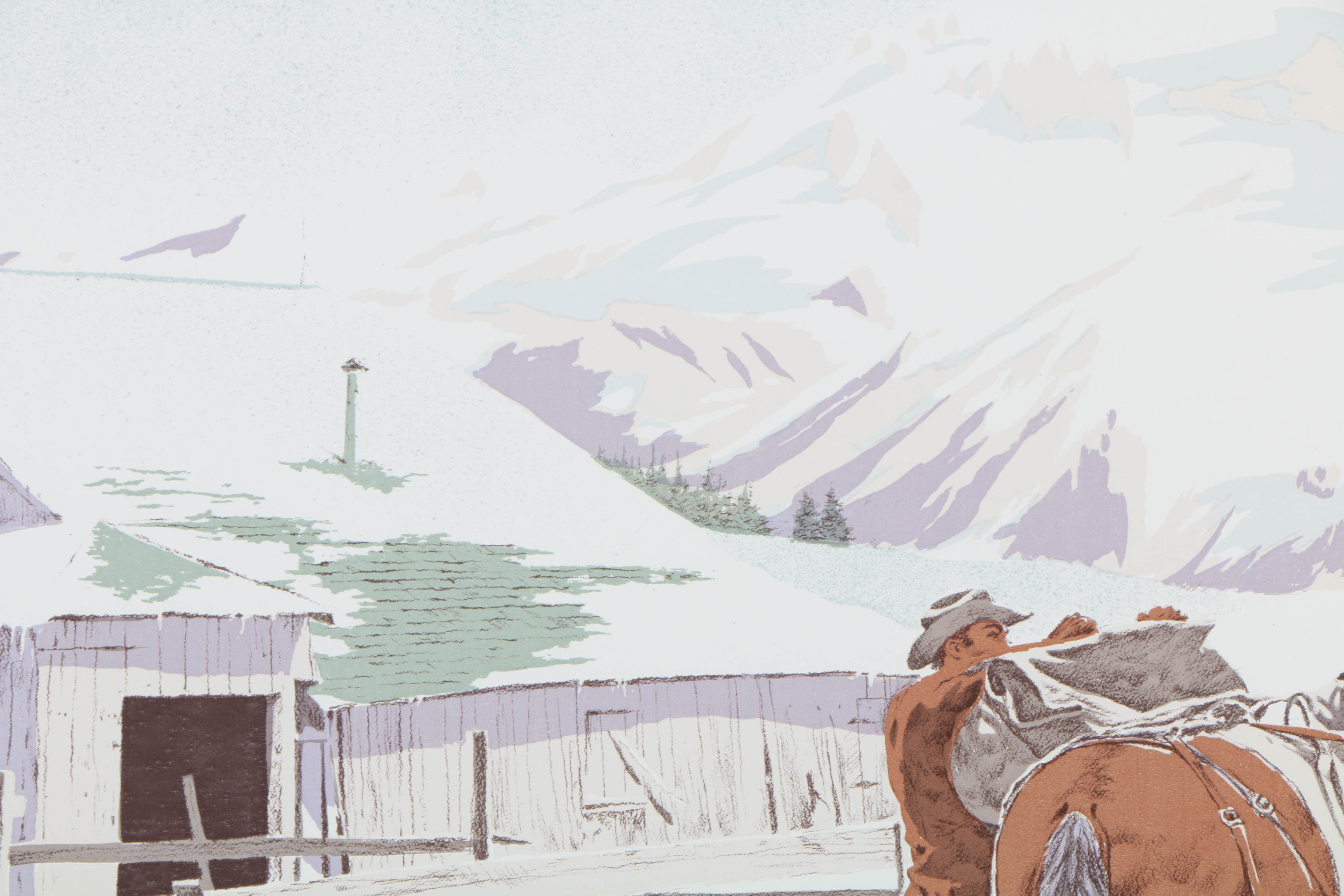 William Nelson Assorted Limited Edition Serigraphs on Paper of Western Genre Scenes