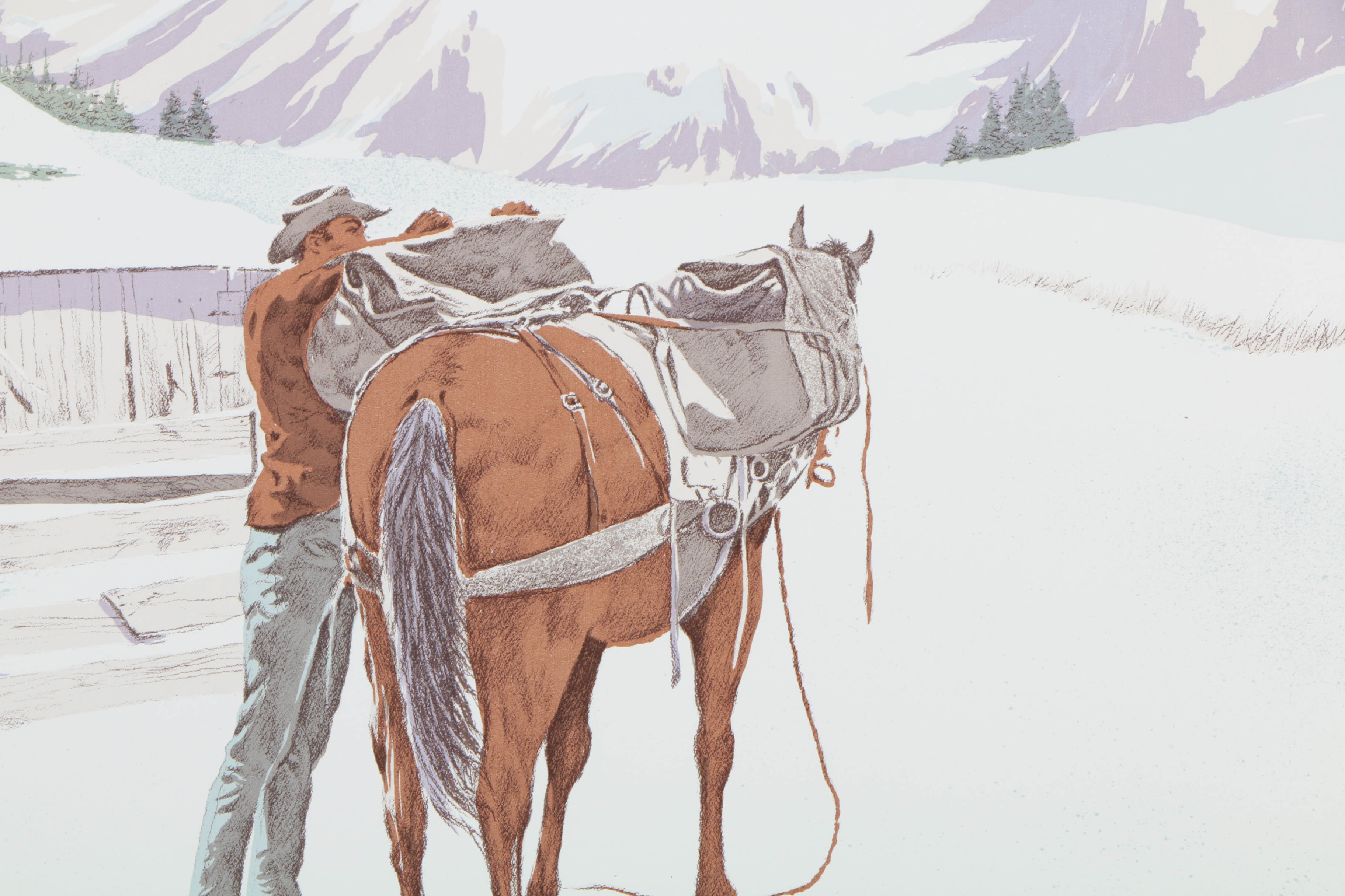 William Nelson Assorted Limited Edition Serigraphs on Paper of Western Genre Scenes