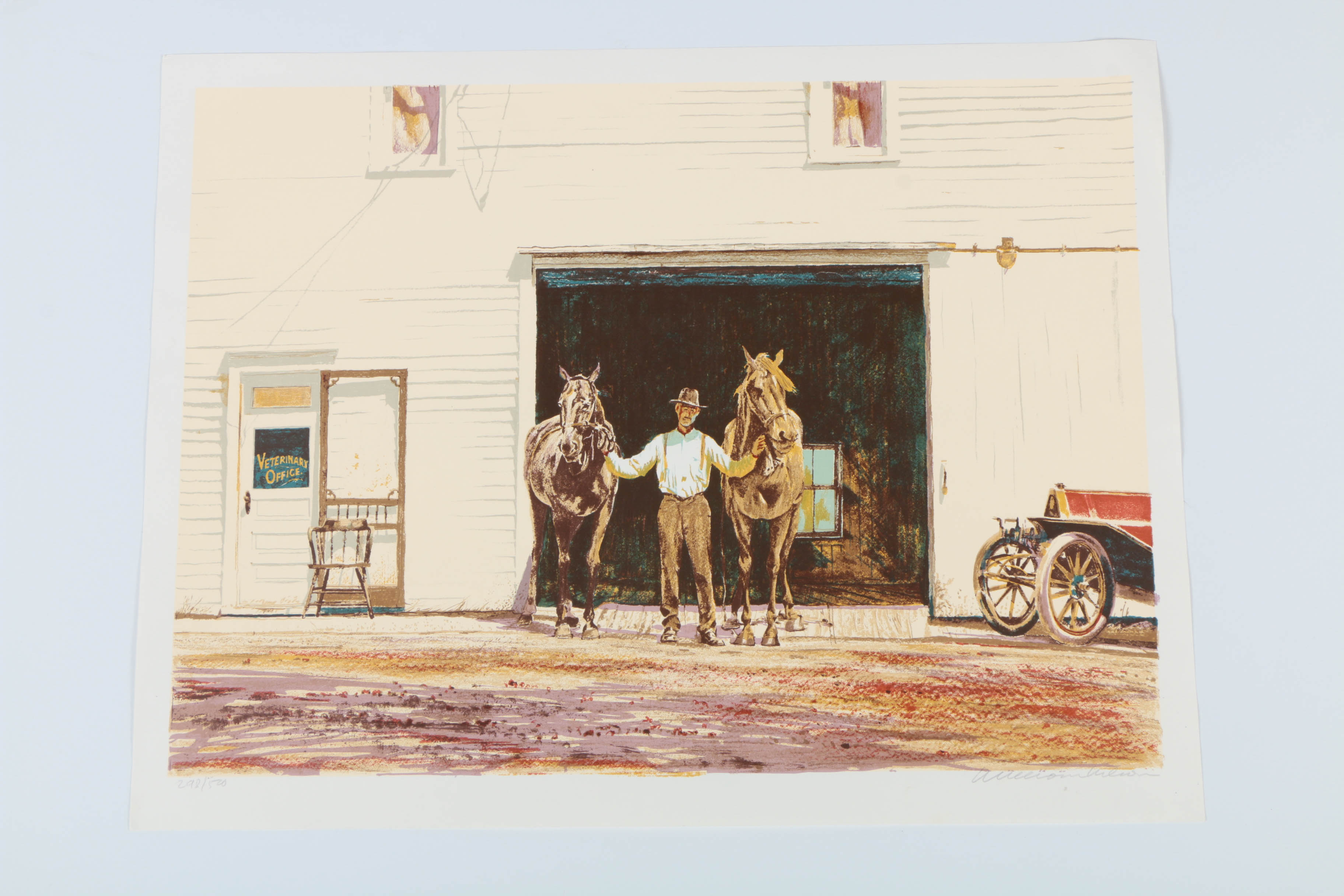 William Nelson Assorted Limited Edition Serigraphs on Paper of Western Genre Scenes