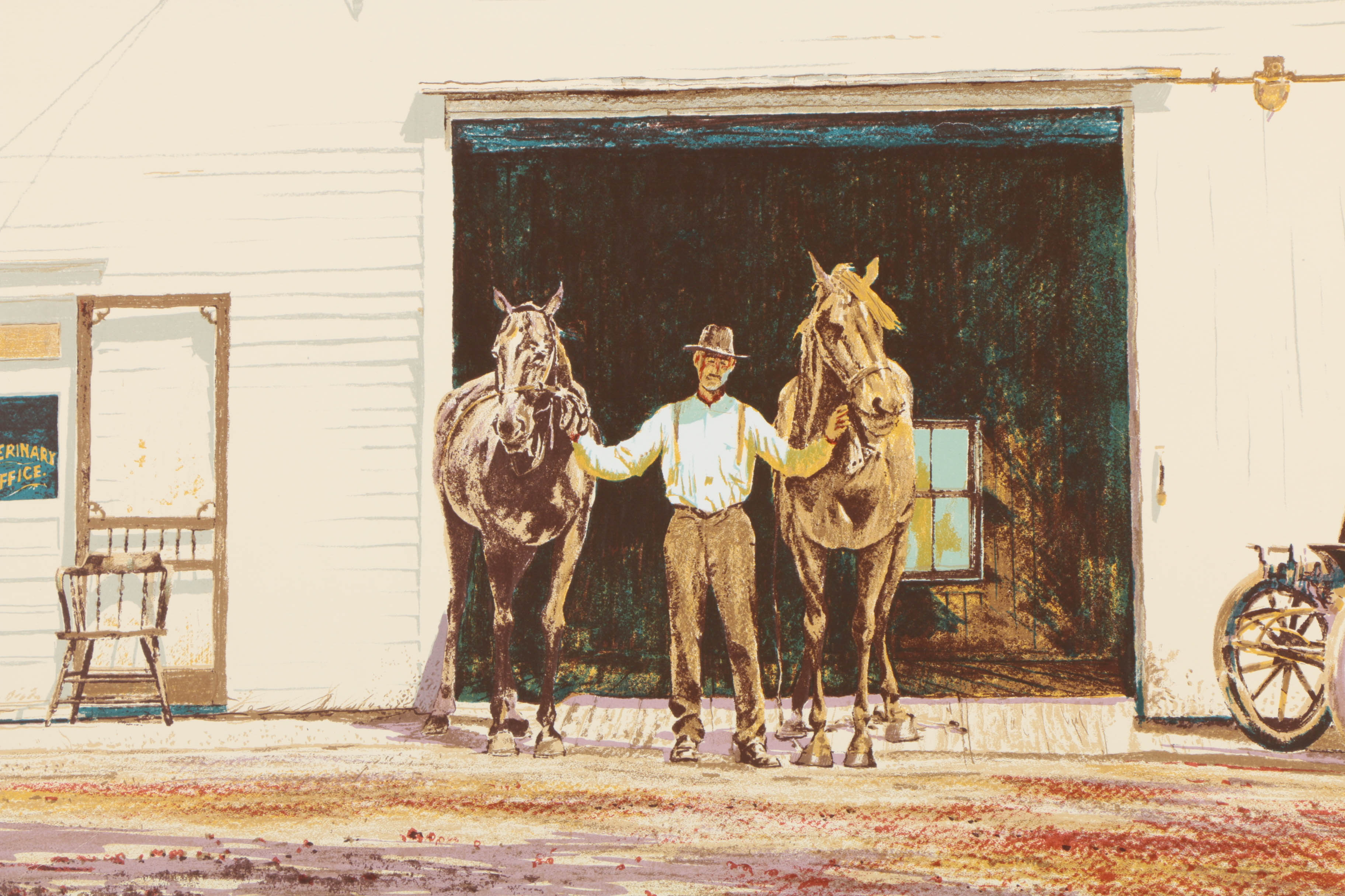 William Nelson Assorted Limited Edition Serigraphs on Paper of Western Genre Scenes