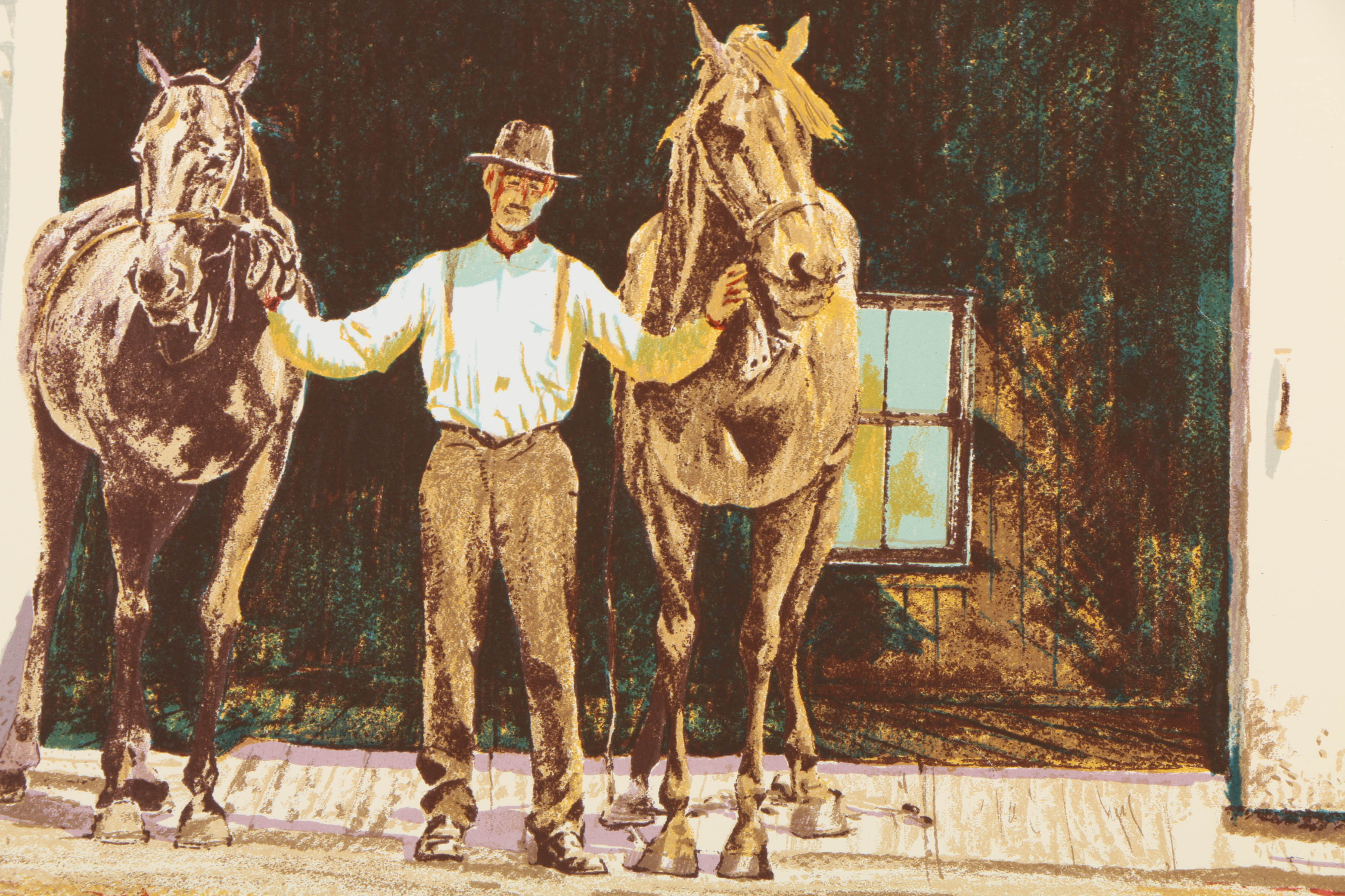 William Nelson Assorted Limited Edition Serigraphs on Paper of Western Genre Scenes