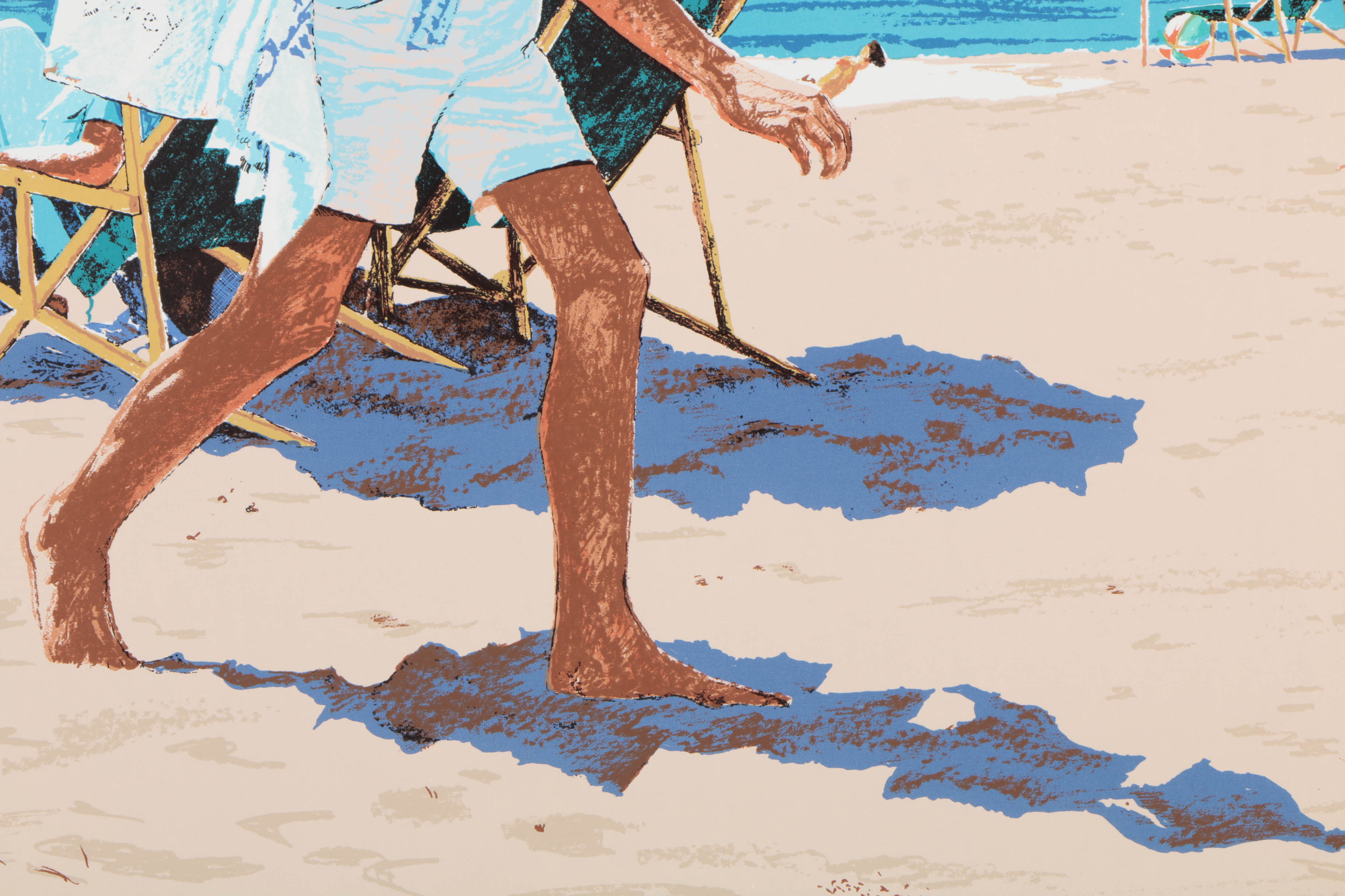 William Nelson Limited Edition Serigraphs on Paper Beach Scenes