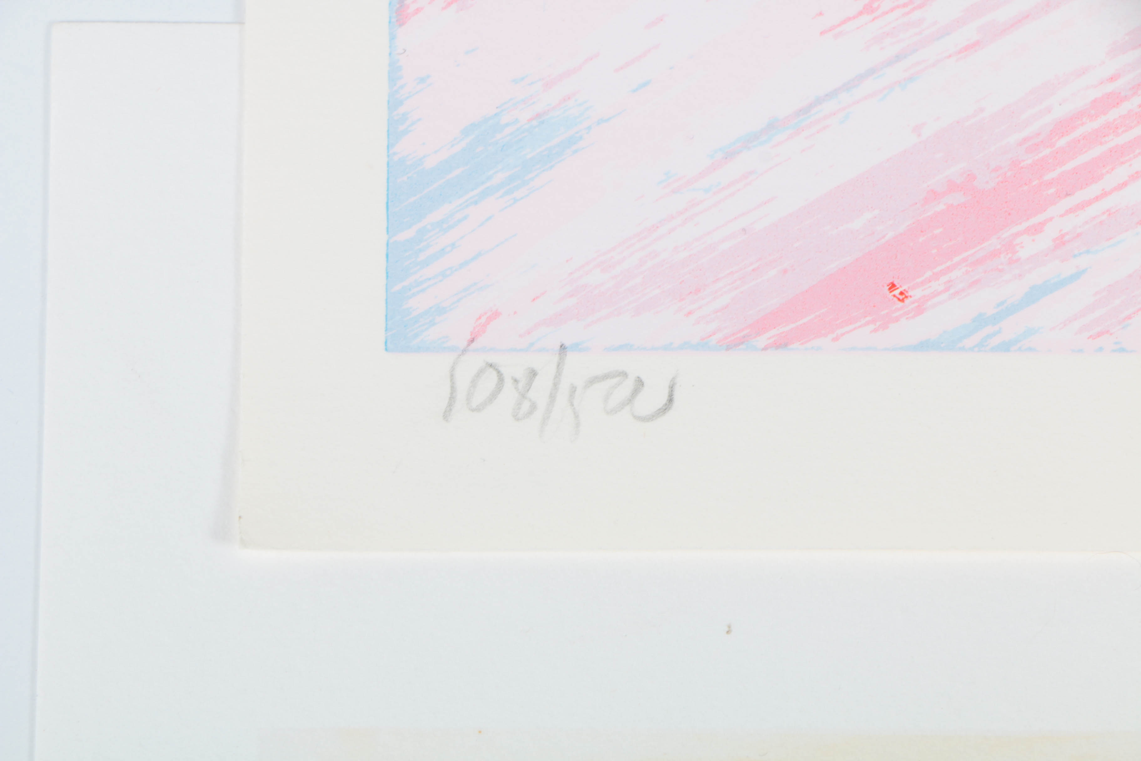 Pair of William Nelson Limited Edition Lithographs on Paper "Santa Clara Dog" and "The Hayfield"