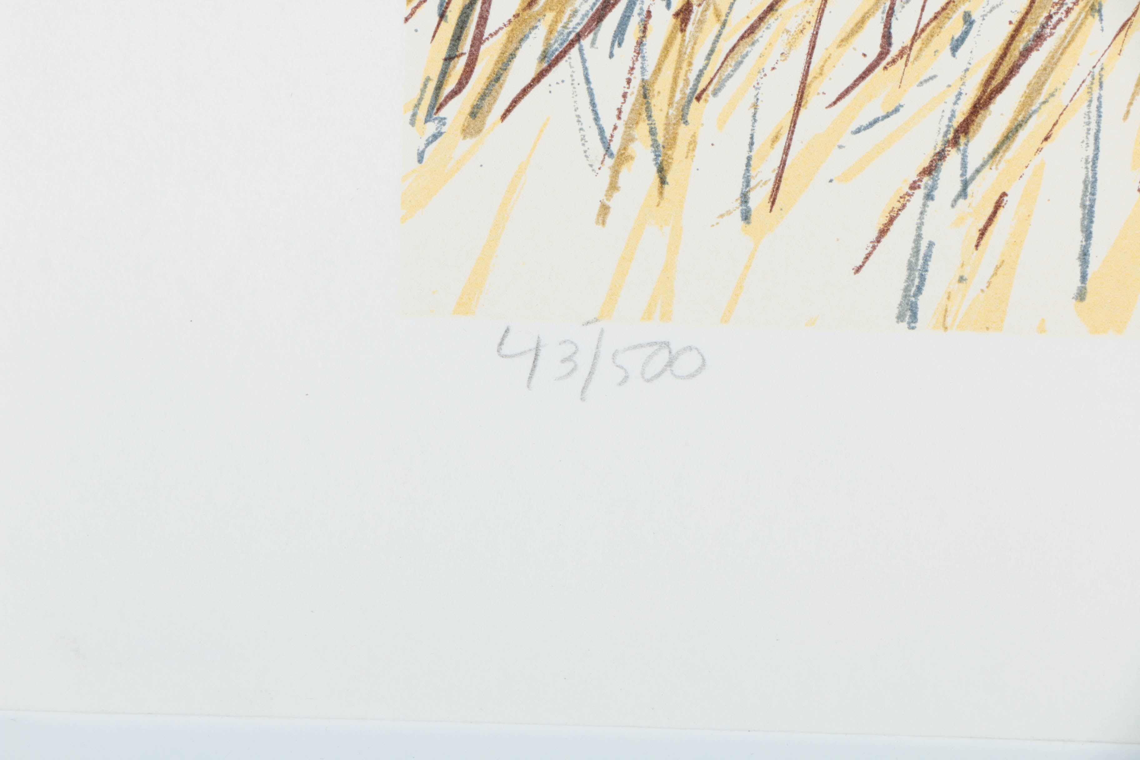 William Nelson Limited Edition Serigraph on Paper "No More Harvest to Reap"