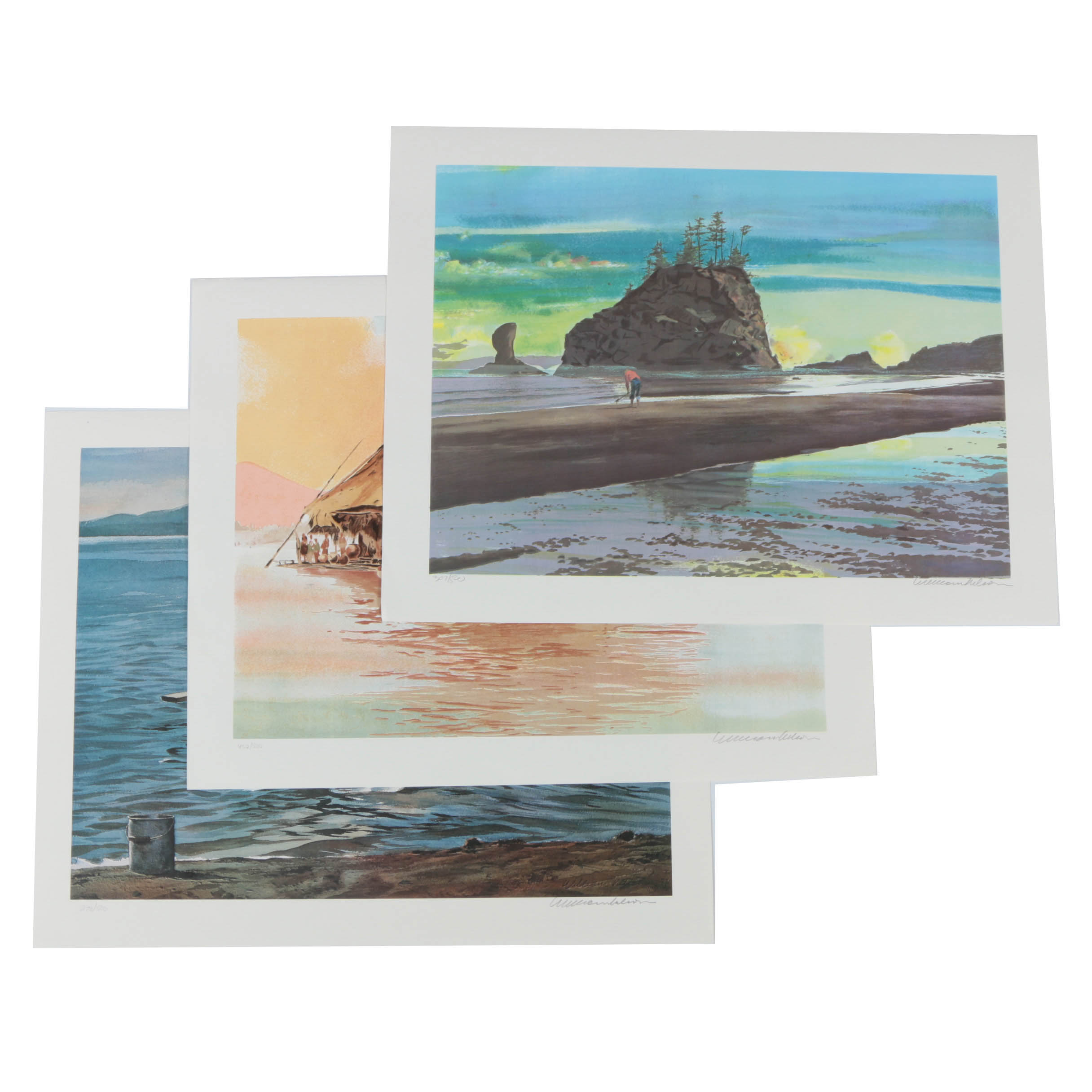 Collection of William Nelson Signed Limited Edition Offset Lithographs