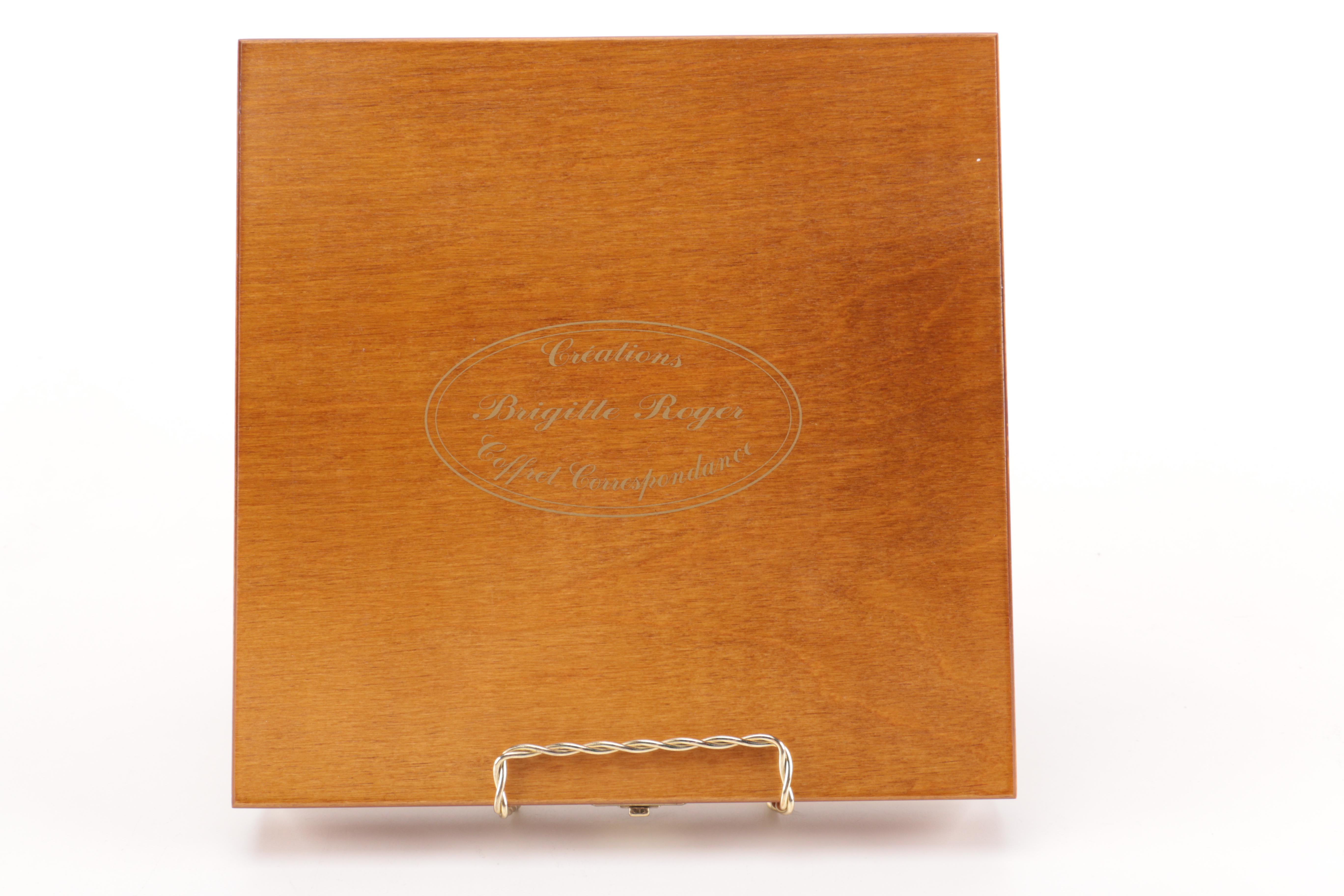 Creations Brigitte Roger "Coffret Correspondence" Stationary Set