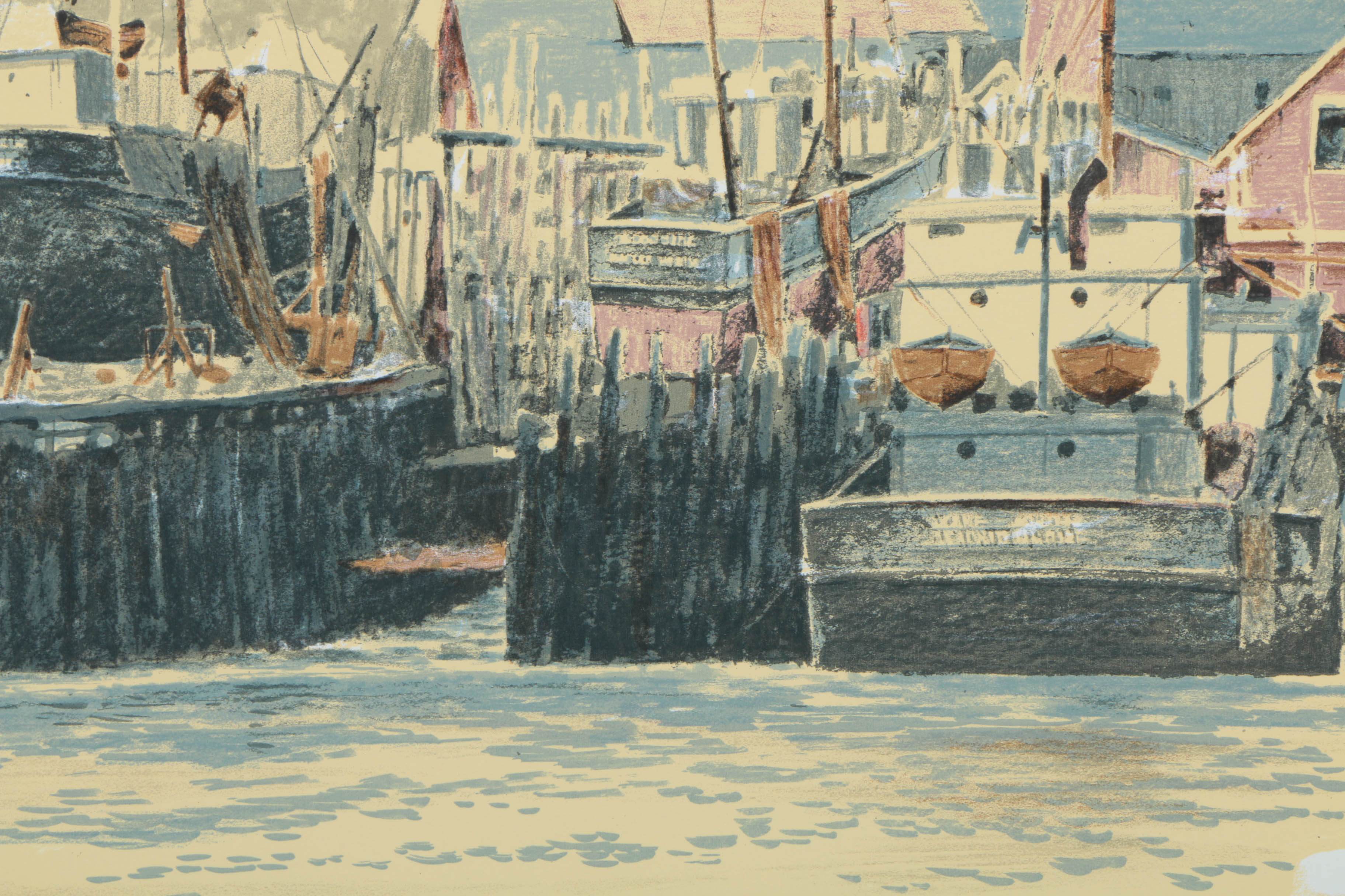 Pair of William Nelson Limited Edition Lithographs on Paper "Painting in New England" and "Kimball Turnaround"