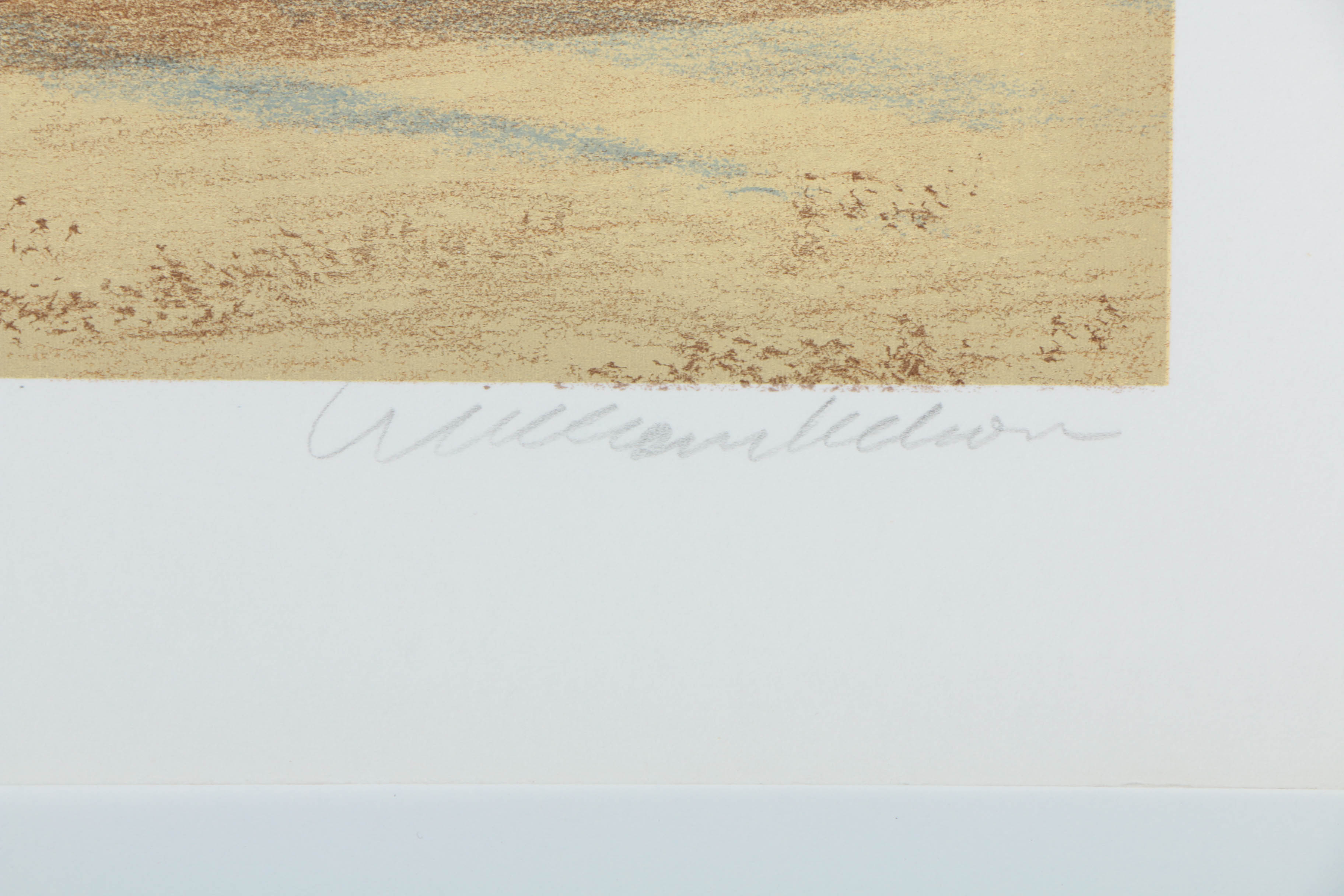 Pair of William Nelson Limited Edition Lithographs on Paper "Painting in New England" and "Kimball Turnaround"