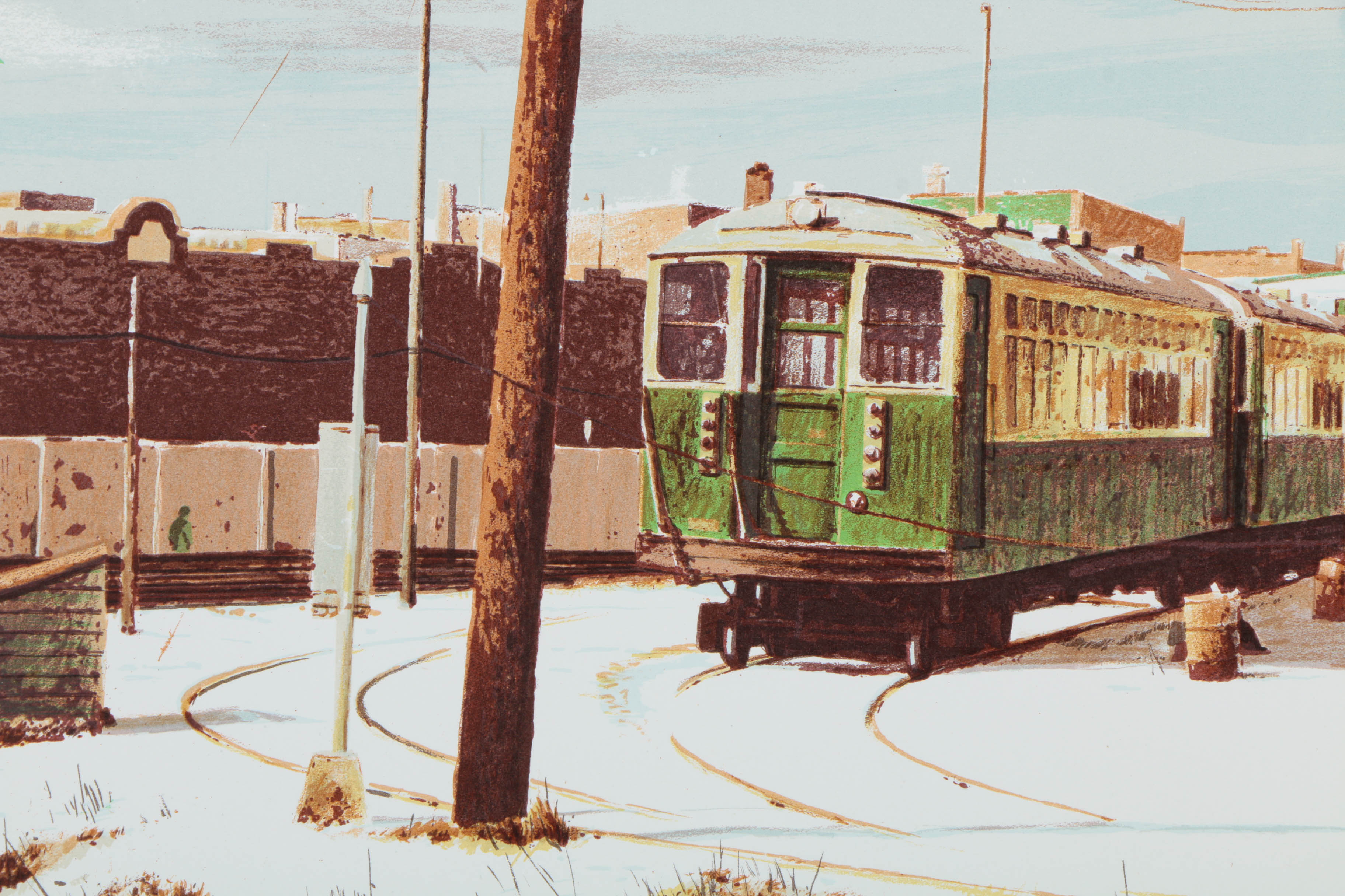 Pair of William Nelson Limited Edition Lithographs on Paper "Painting in New England" and "Kimball Turnaround"