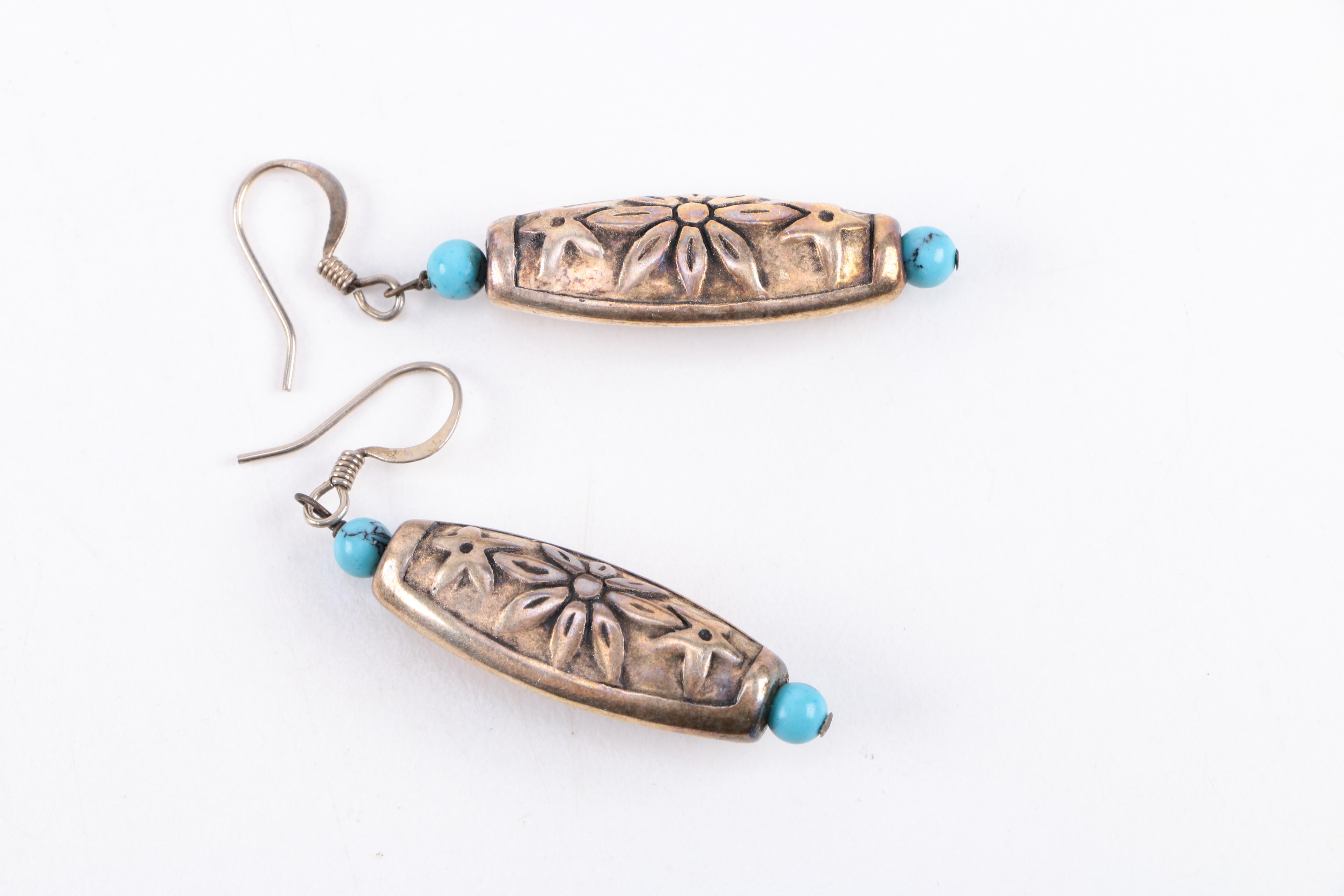 Assorted Costume Jewelry Including a Wing & Fire Bracelet