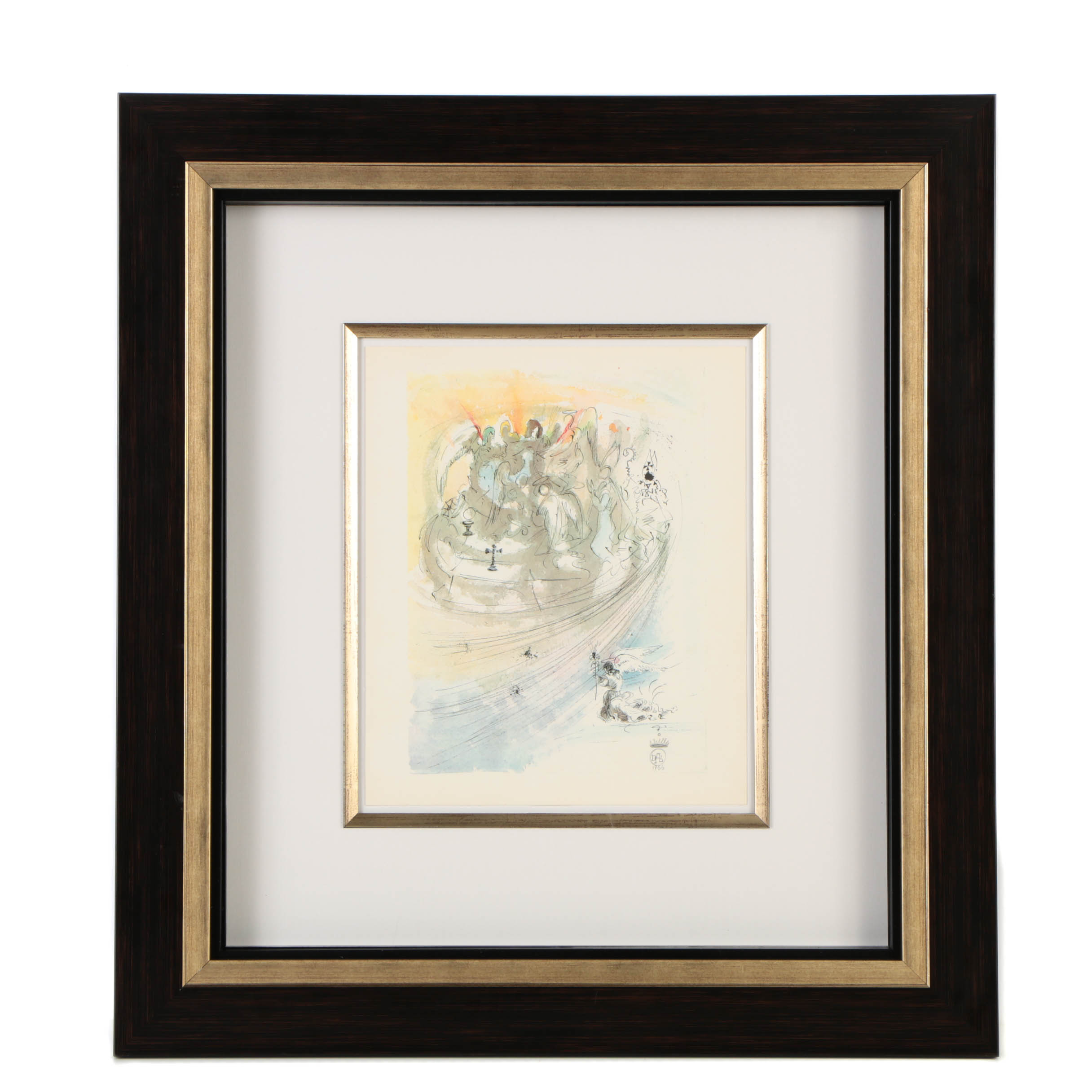 Offset Lithograph After Dali's "Hollowed By Thy Name"