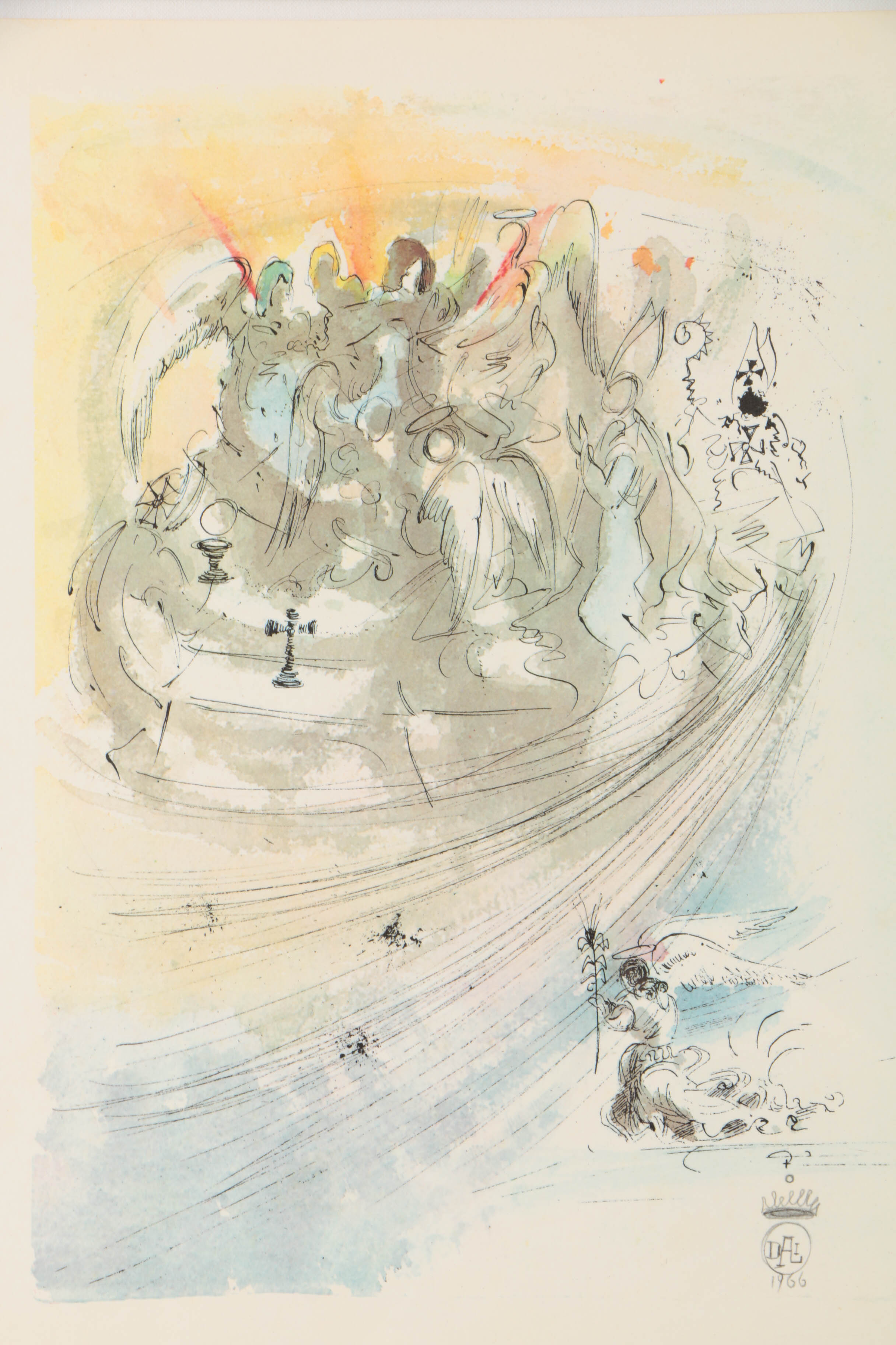 Offset Lithograph After Dali's "Hollowed By Thy Name"