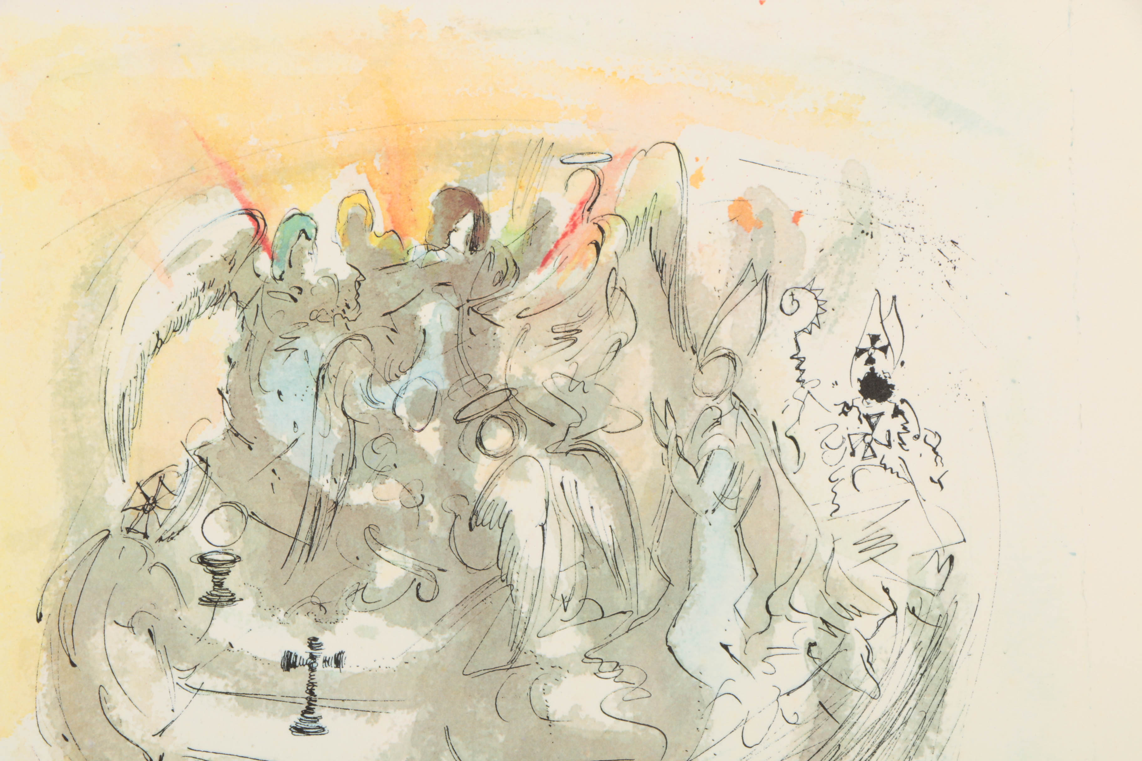 Offset Lithograph After Dali's "Hollowed By Thy Name"