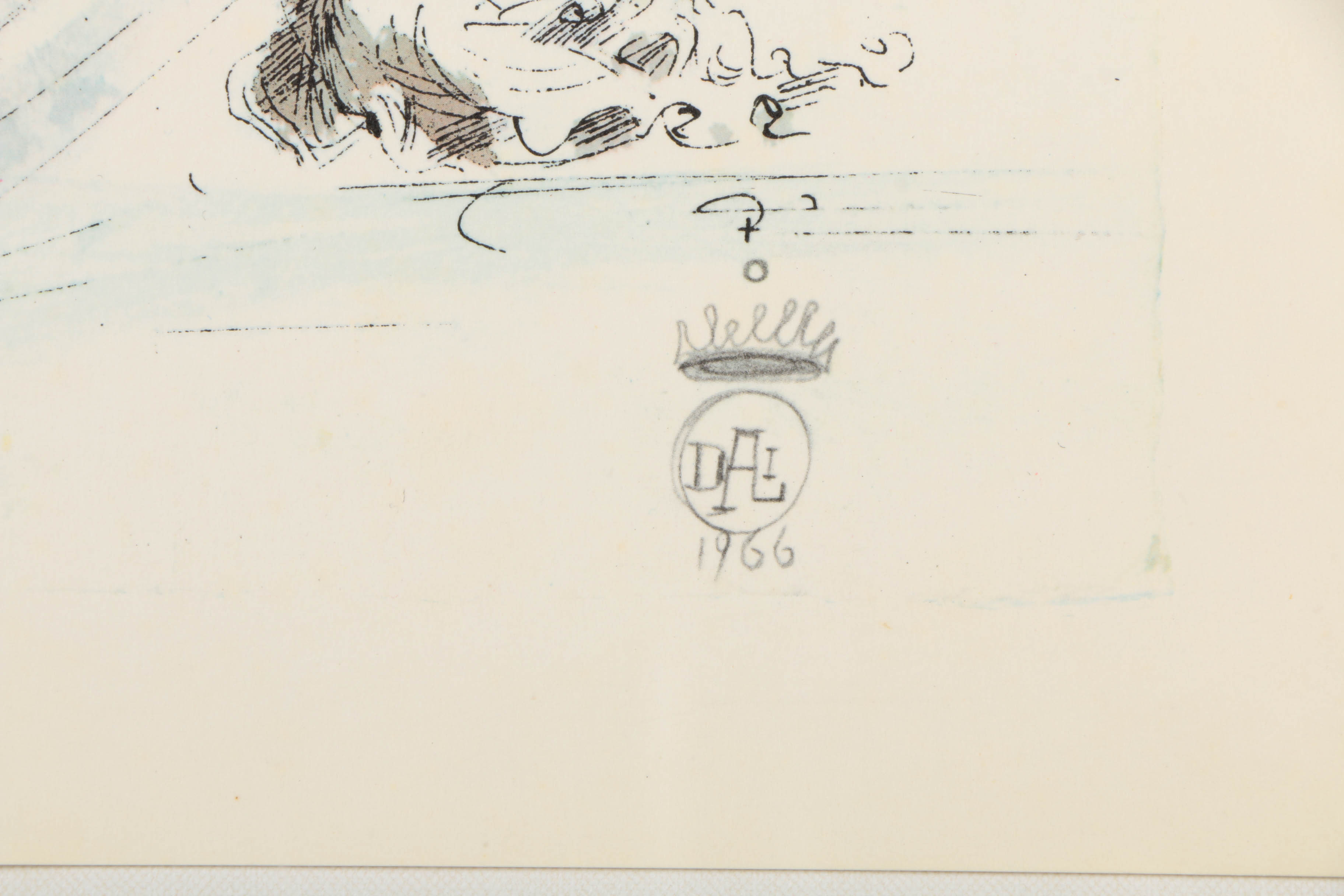 Offset Lithograph After Dali's "Hollowed By Thy Name"