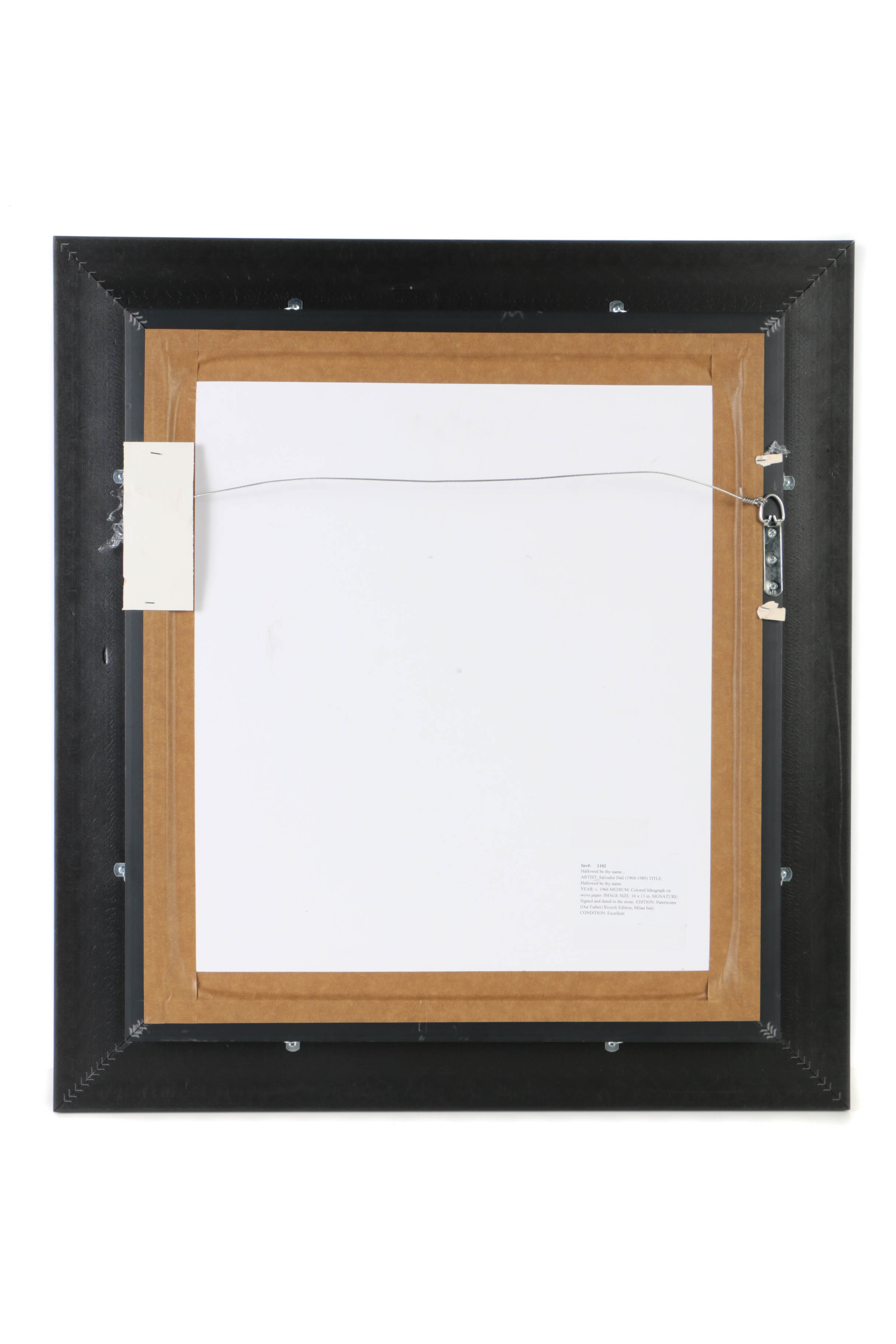 Offset Lithograph After Dali's "Hollowed By Thy Name"