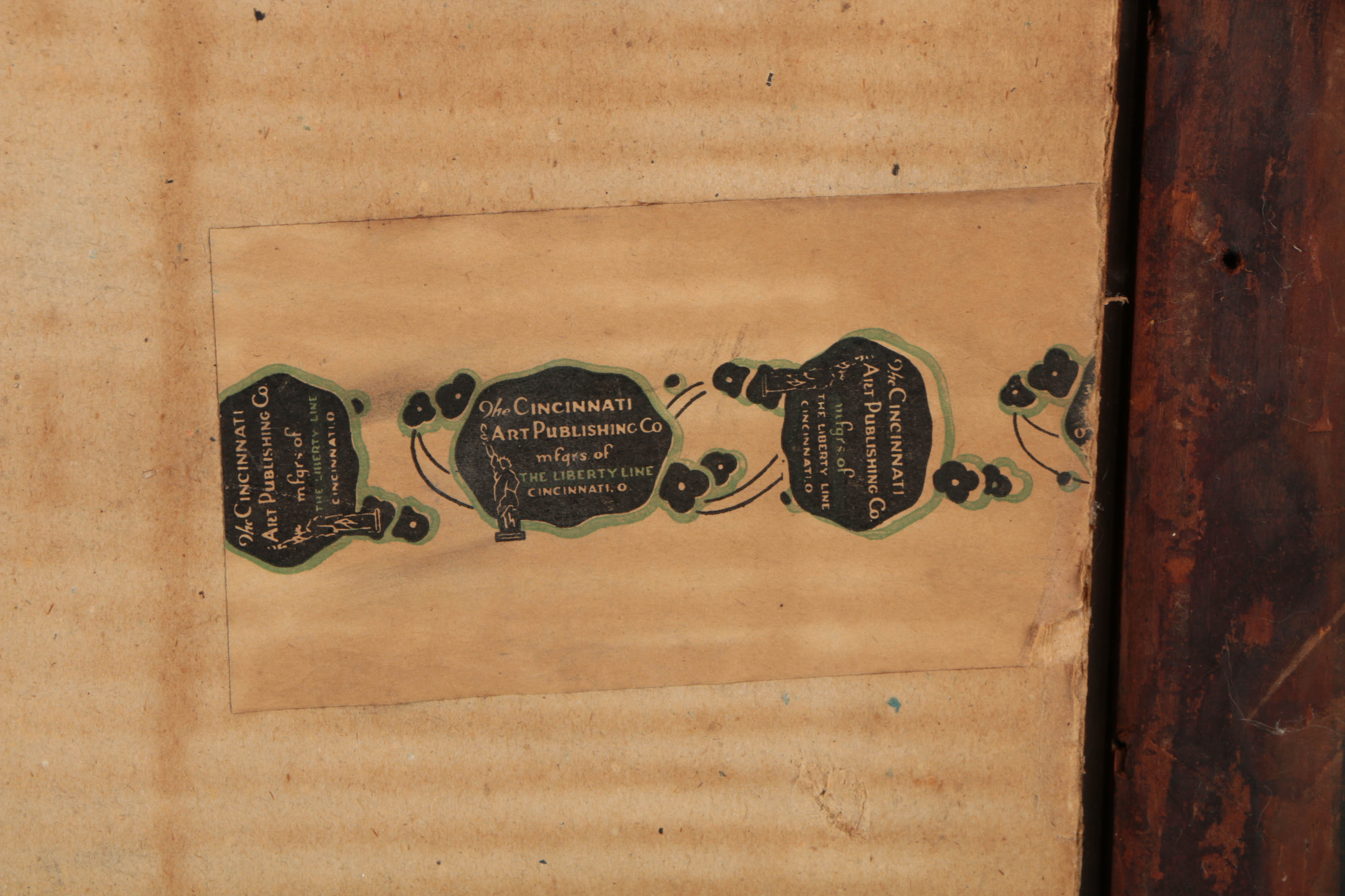 Antique Large-Format Engraving "Authors of the United States" by Thomas Hicks and Alexander Hay Ritchie