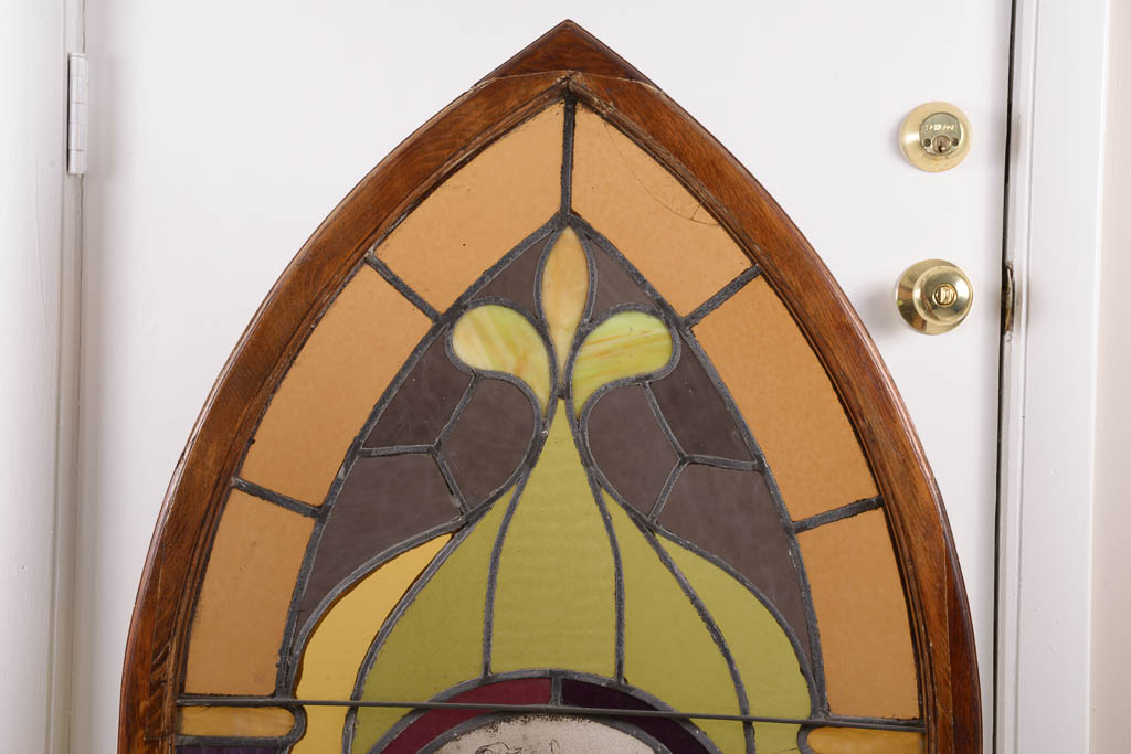 Antique Cathedral Stained Glass Window